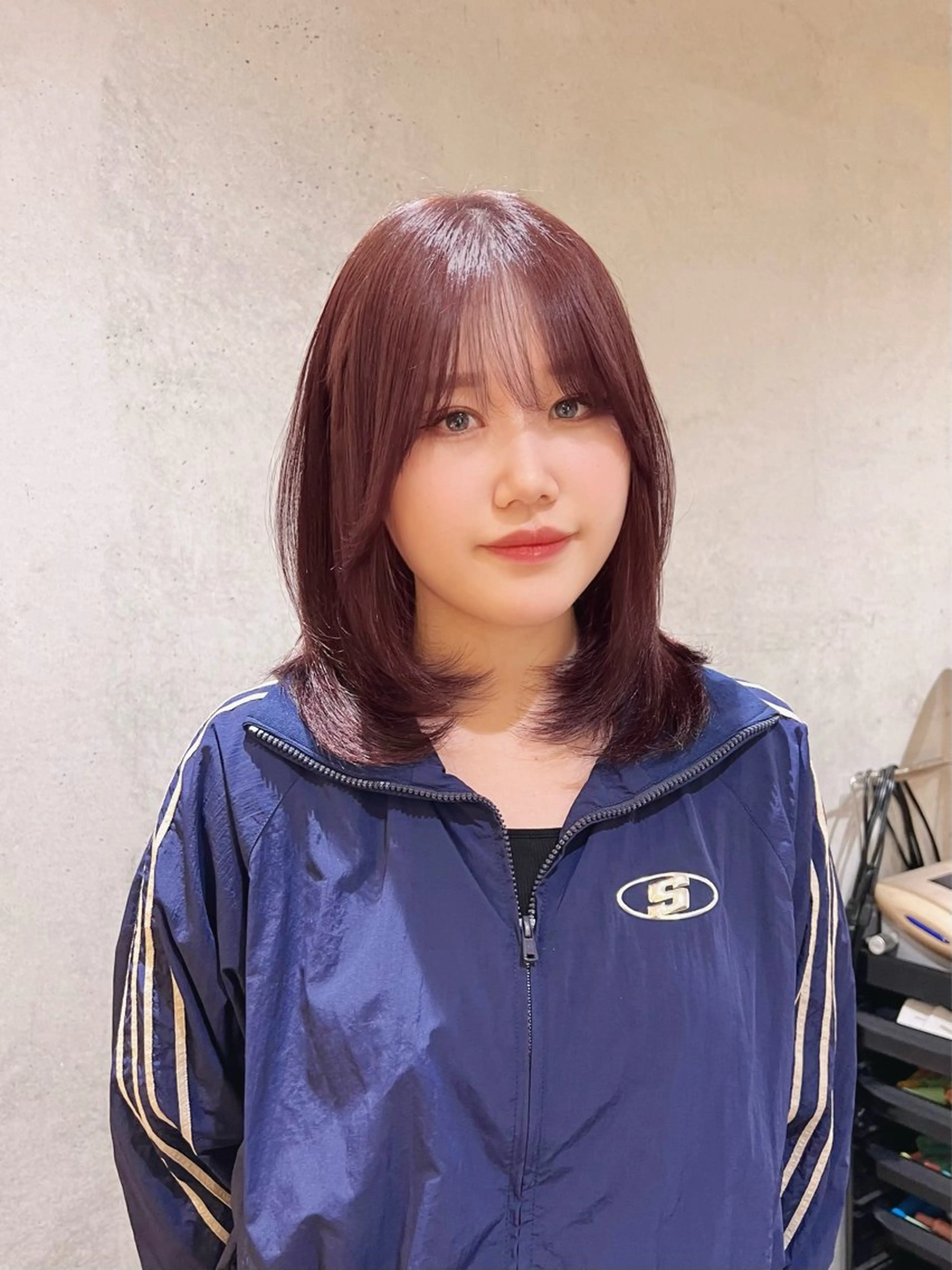カラー Say.石川葵 ショートボブ前髪のヘアスタイル