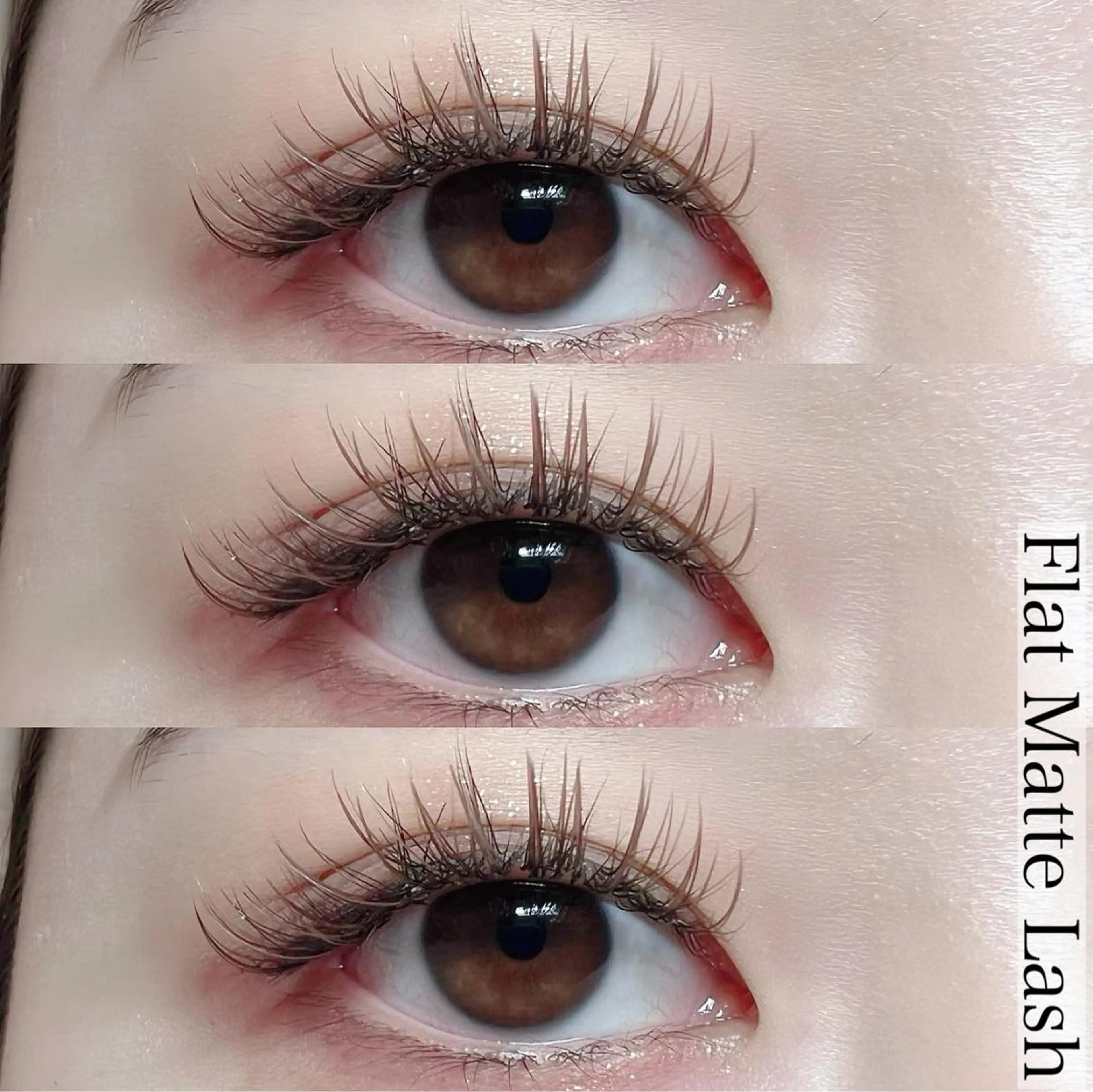 マツエク・マツパ アイブロウ カラーマツエク ナチュラル 池袋駅韓国風🇰🇷 束感💗Tomoのマツエク・マツパデザイン