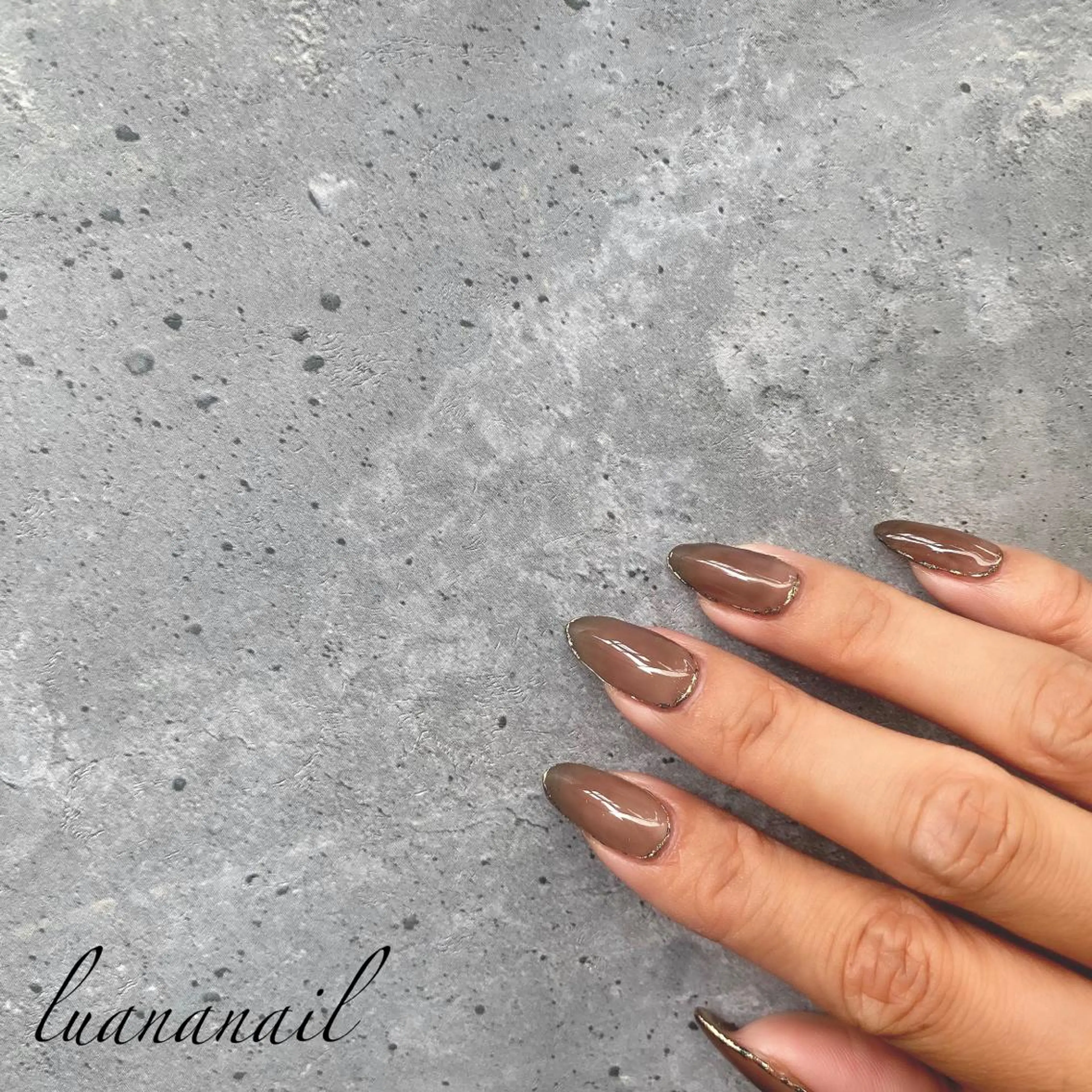 ネイル ワンカラーネイル ハンドネイル luana nailのネイルデザイン