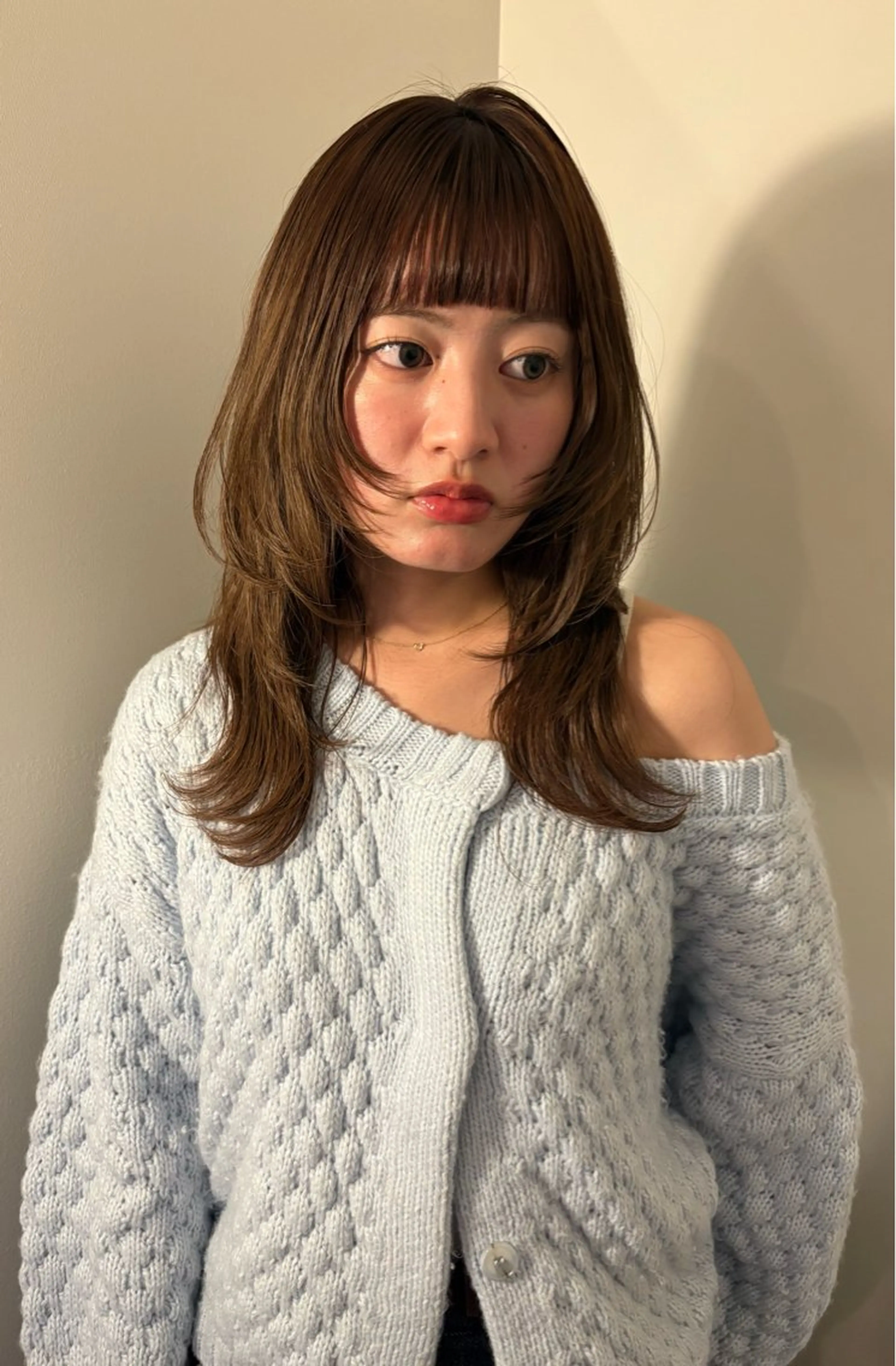 ロング レイヤーカット カット person所属・person♡kii マオのヘアスタイル