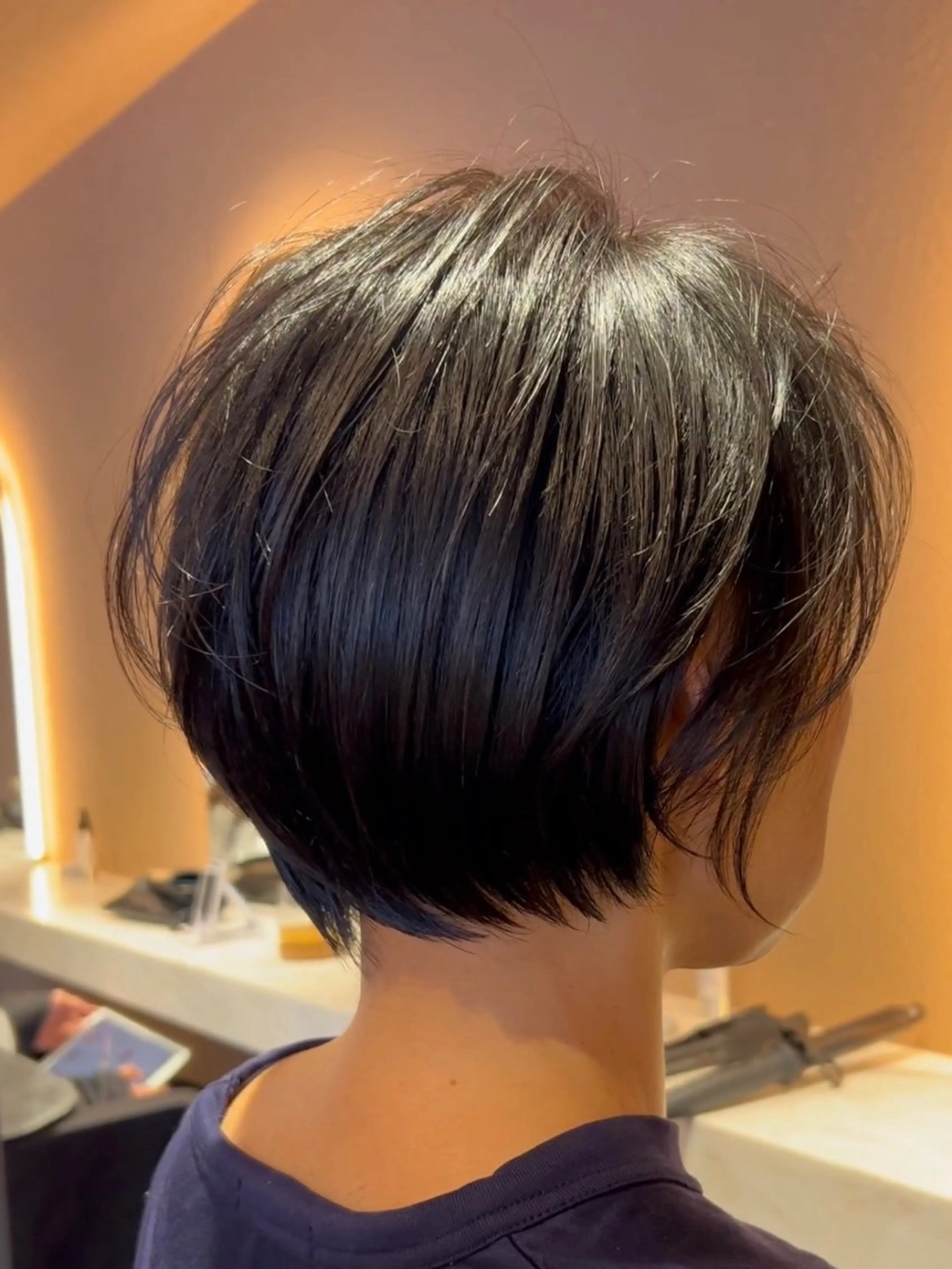 【ボブより短いショートヘア限定】似合わせカット　営業前の施術になりお店の準備が整っていない場合があります。の写真