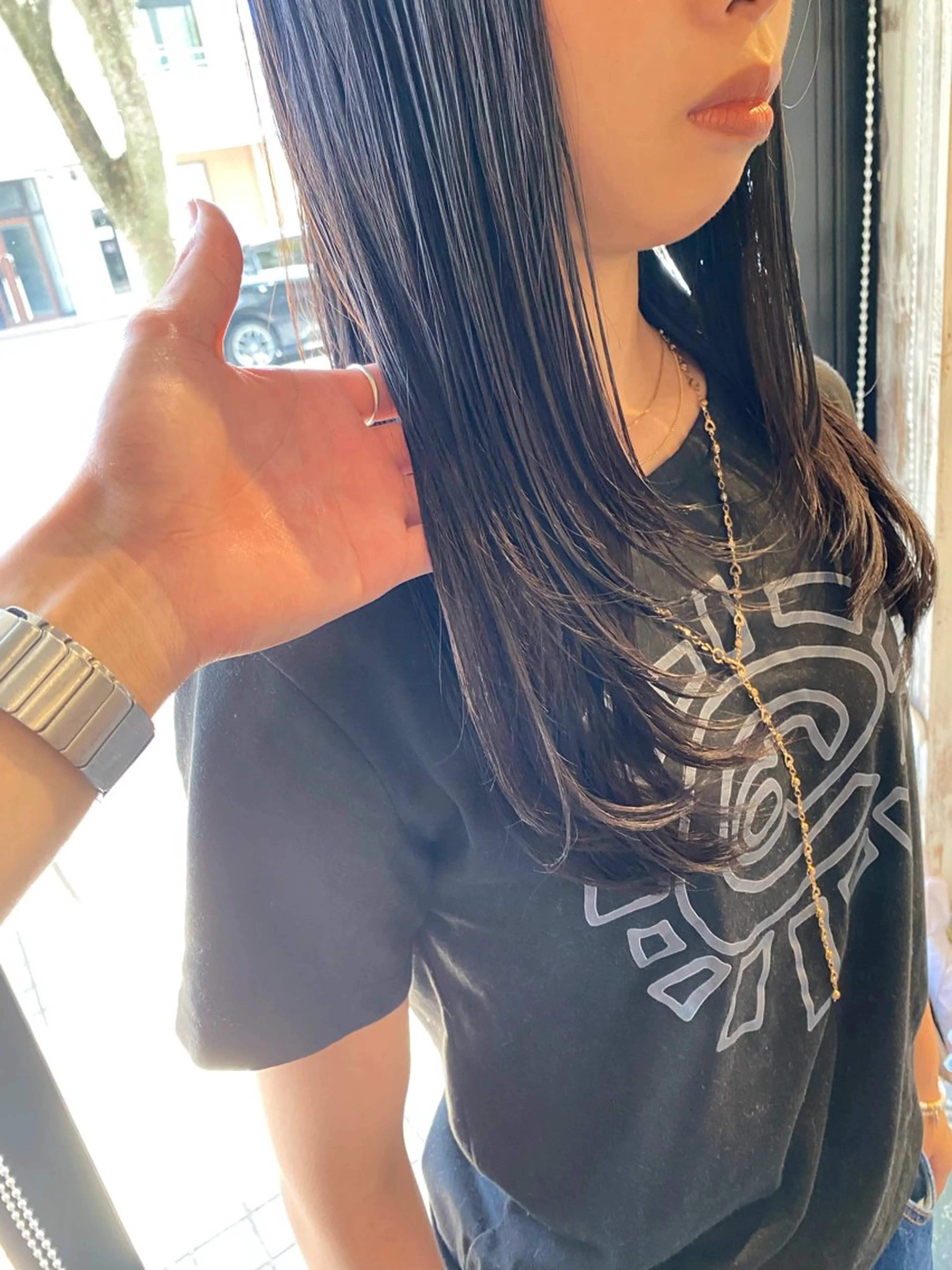 ロング カット 透明感カラー🌿 ｛door｝髙橋輝のヘアスタイル