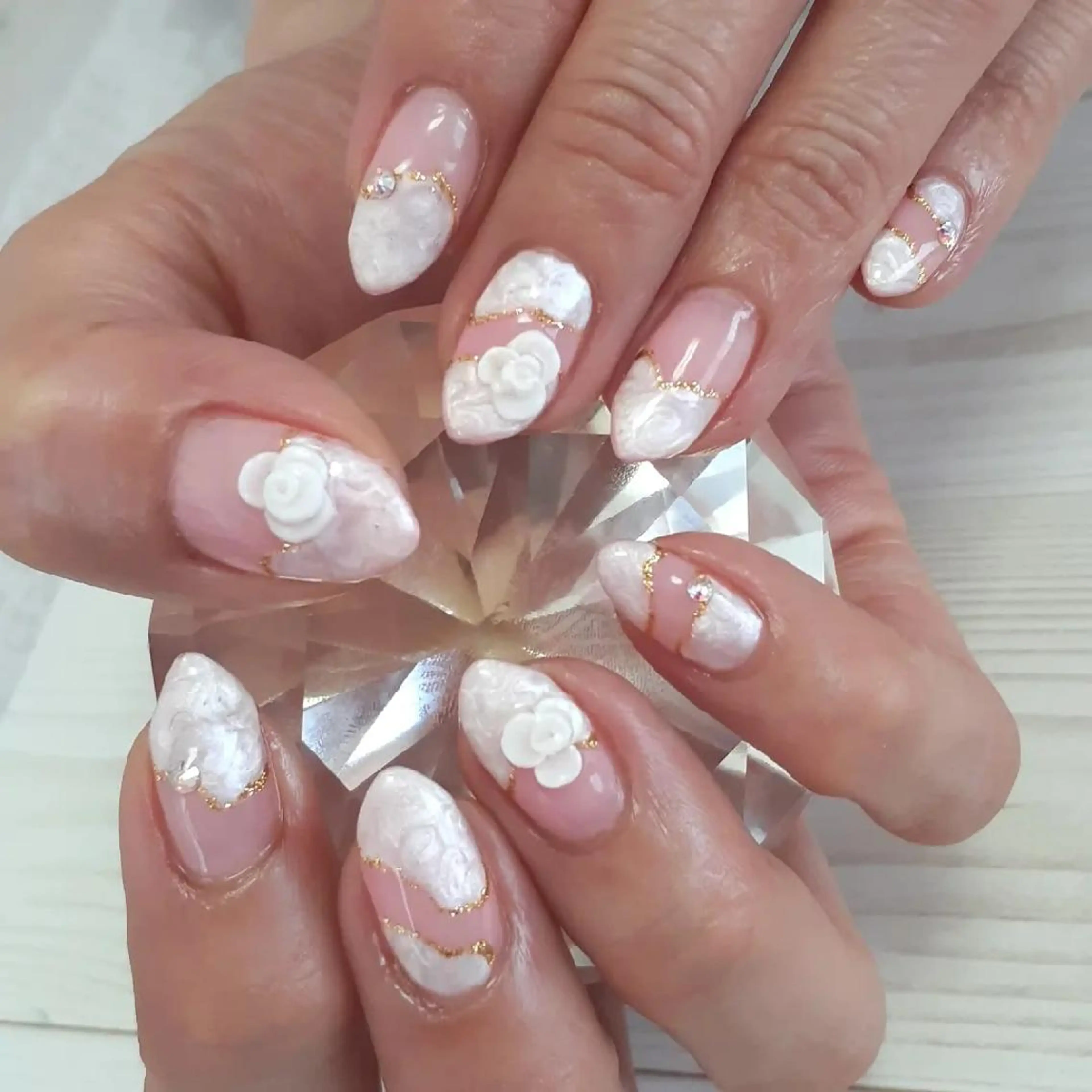 ネイル アートネイル ブライダルネイル ハンドネイル 池元 真由美のネイルデザイン