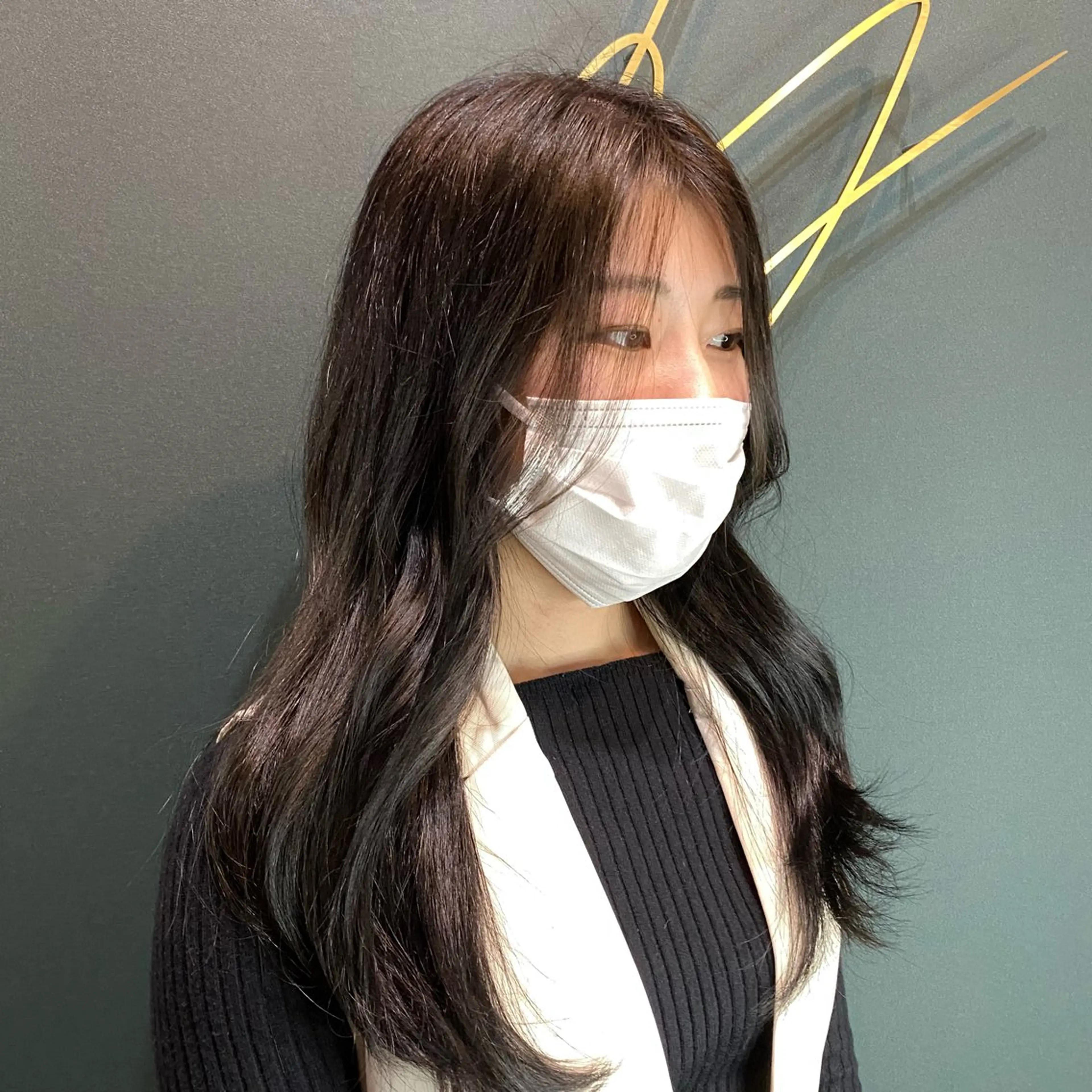 ロング 韓国風ヘア レイヤーカット Lay/カラーリスト Myuukaのヘアスタイル
