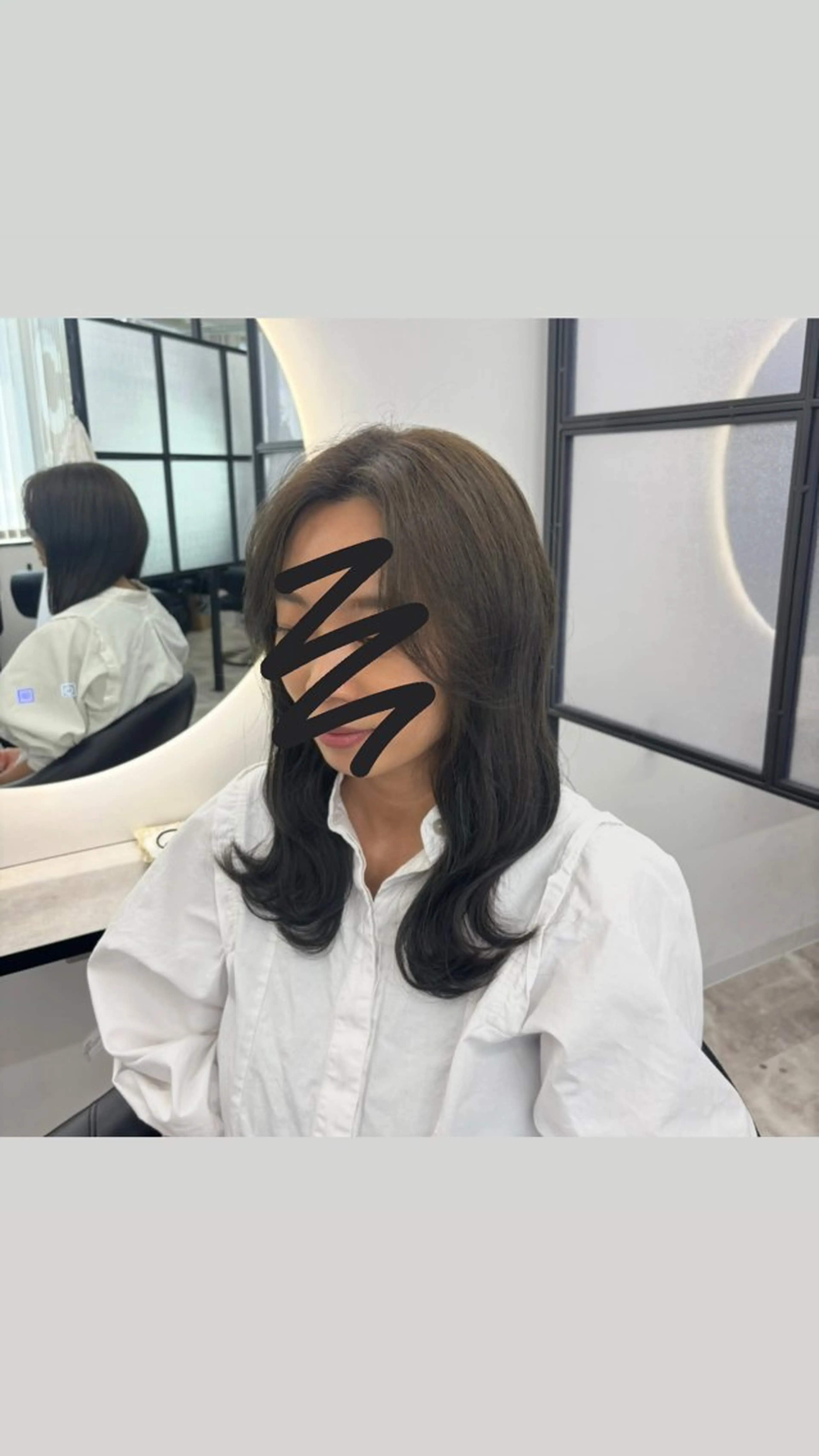 セミロング カラー ヘアカラー Ren. 🦋デザインカラーのヘアスタイル