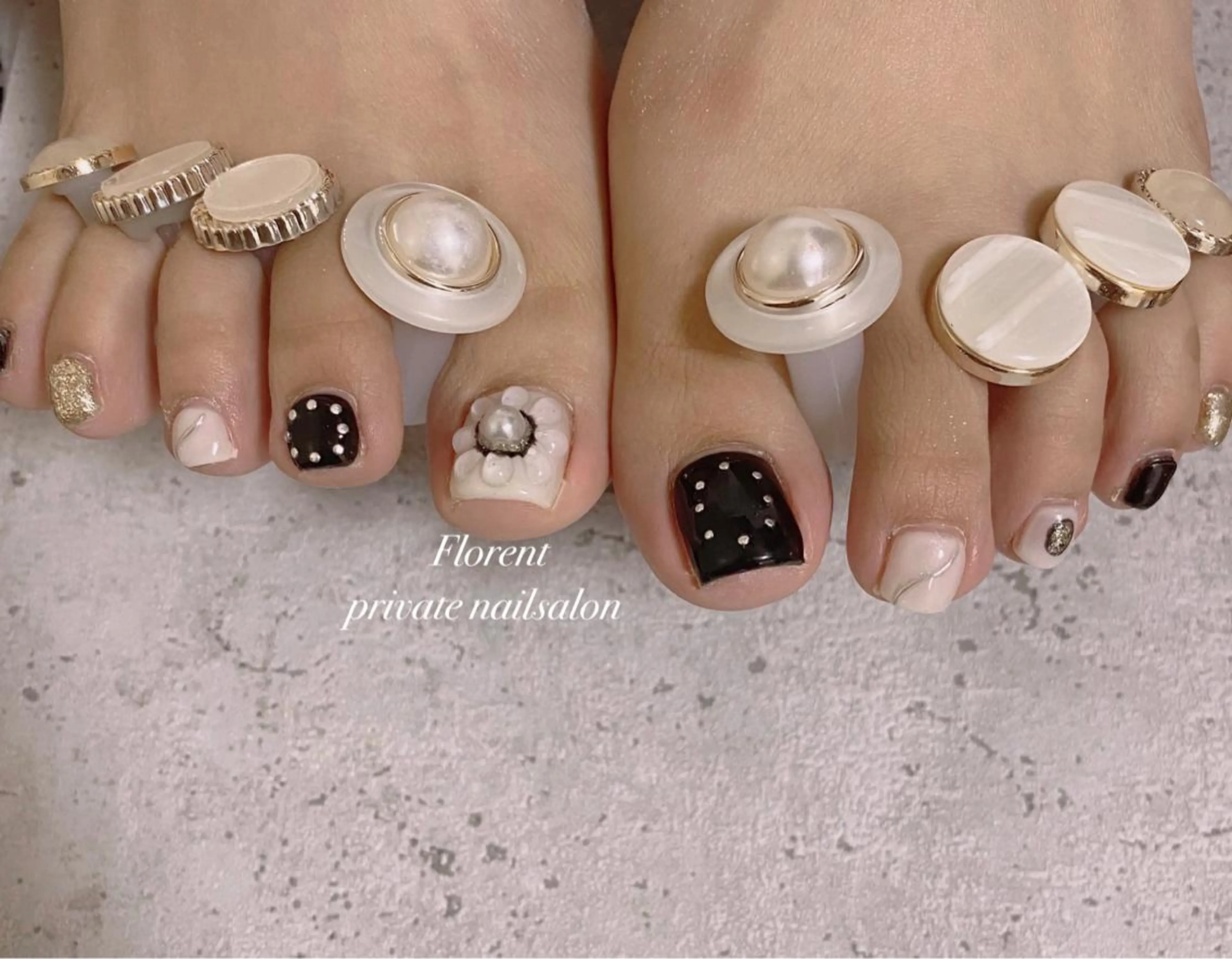 ネイル フットネイル florent nailのネイルデザイン