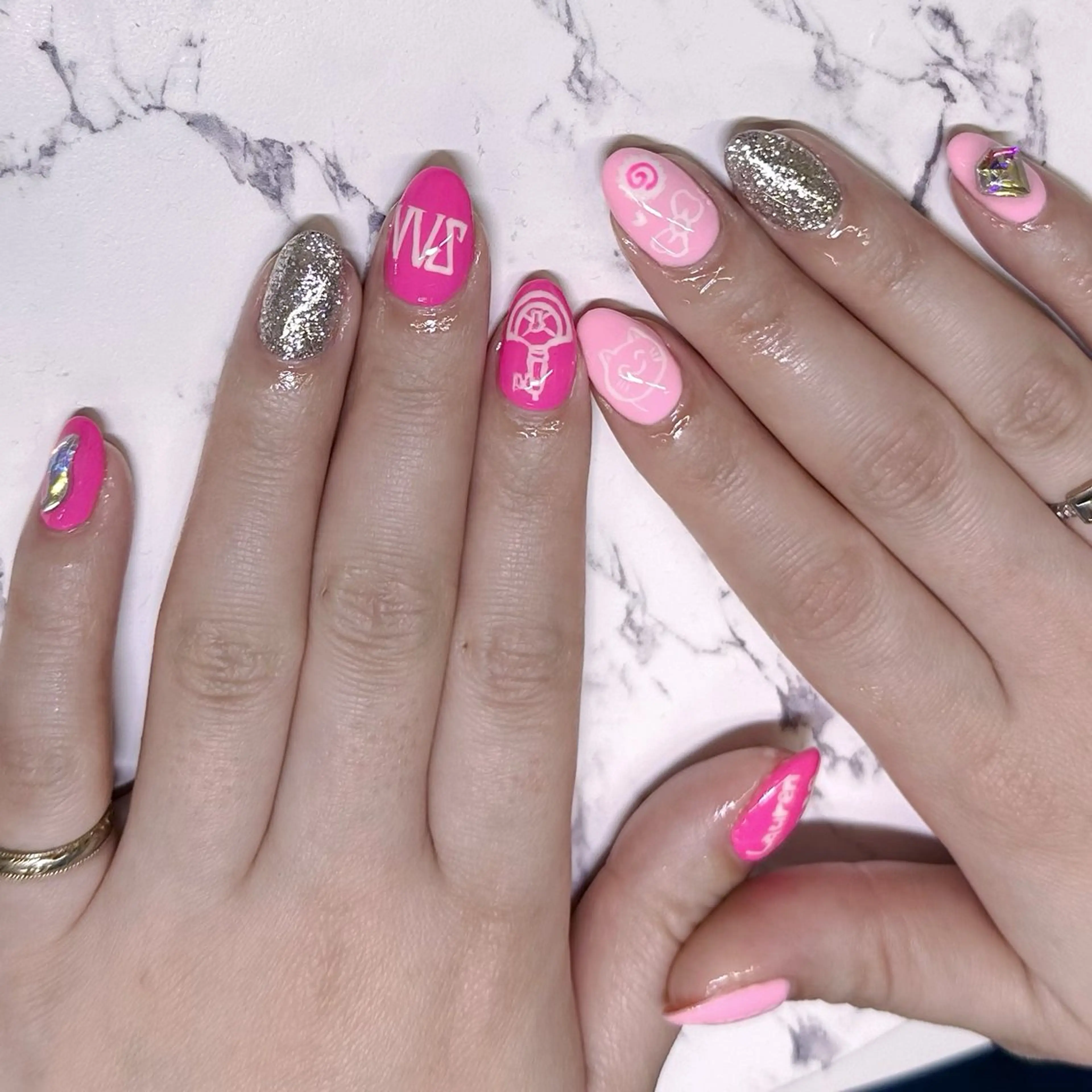 ネイル ハンドネイル I_p4ce所属・I_p4ce 🍊あい🍊のネイルデザイン