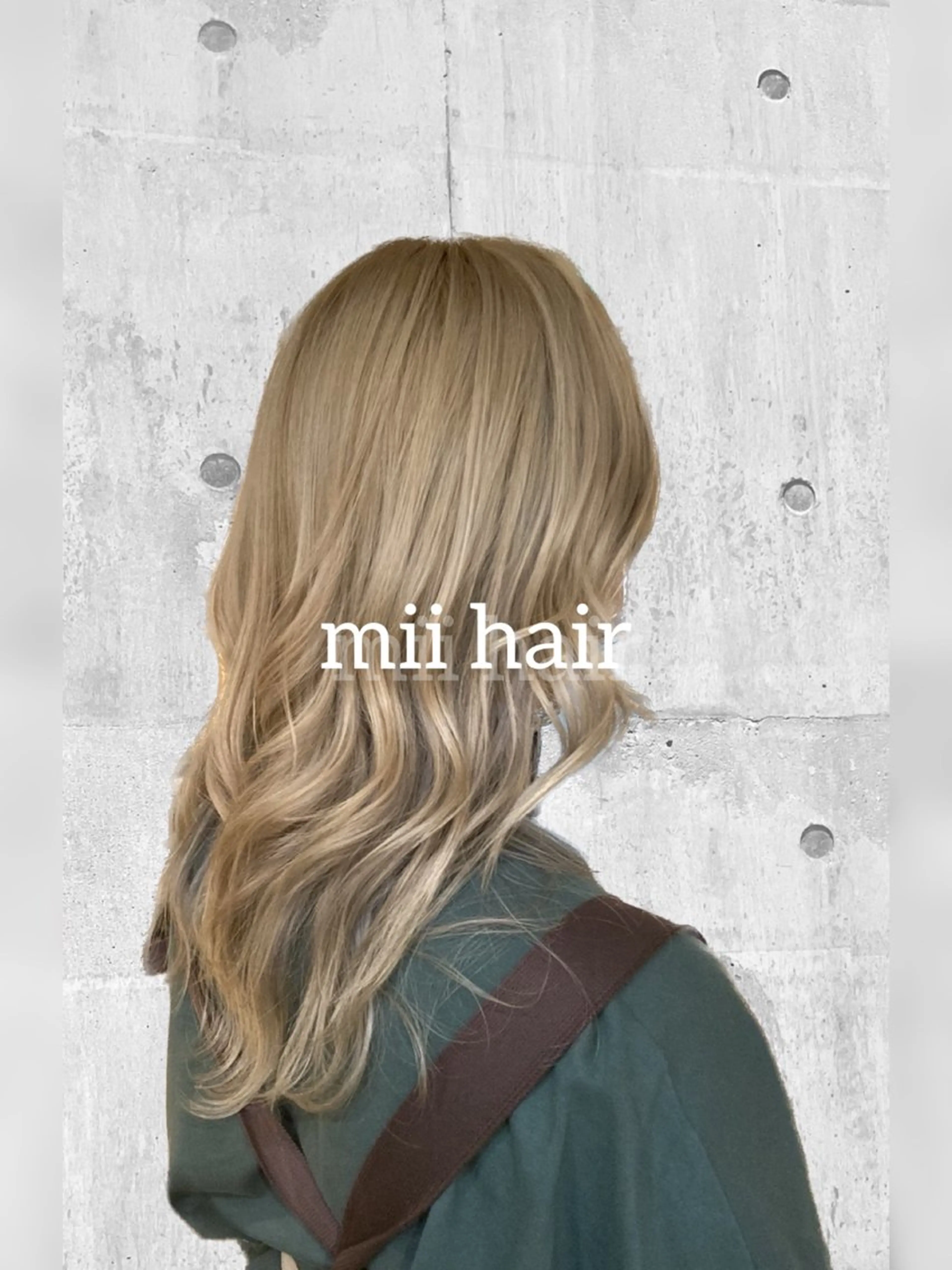 セミロング カラー ベージュカラー ミルクティーベージュ カット ヘアカラー トリートメント Miku❇️ フェイスレイヤーのヘアスタイル