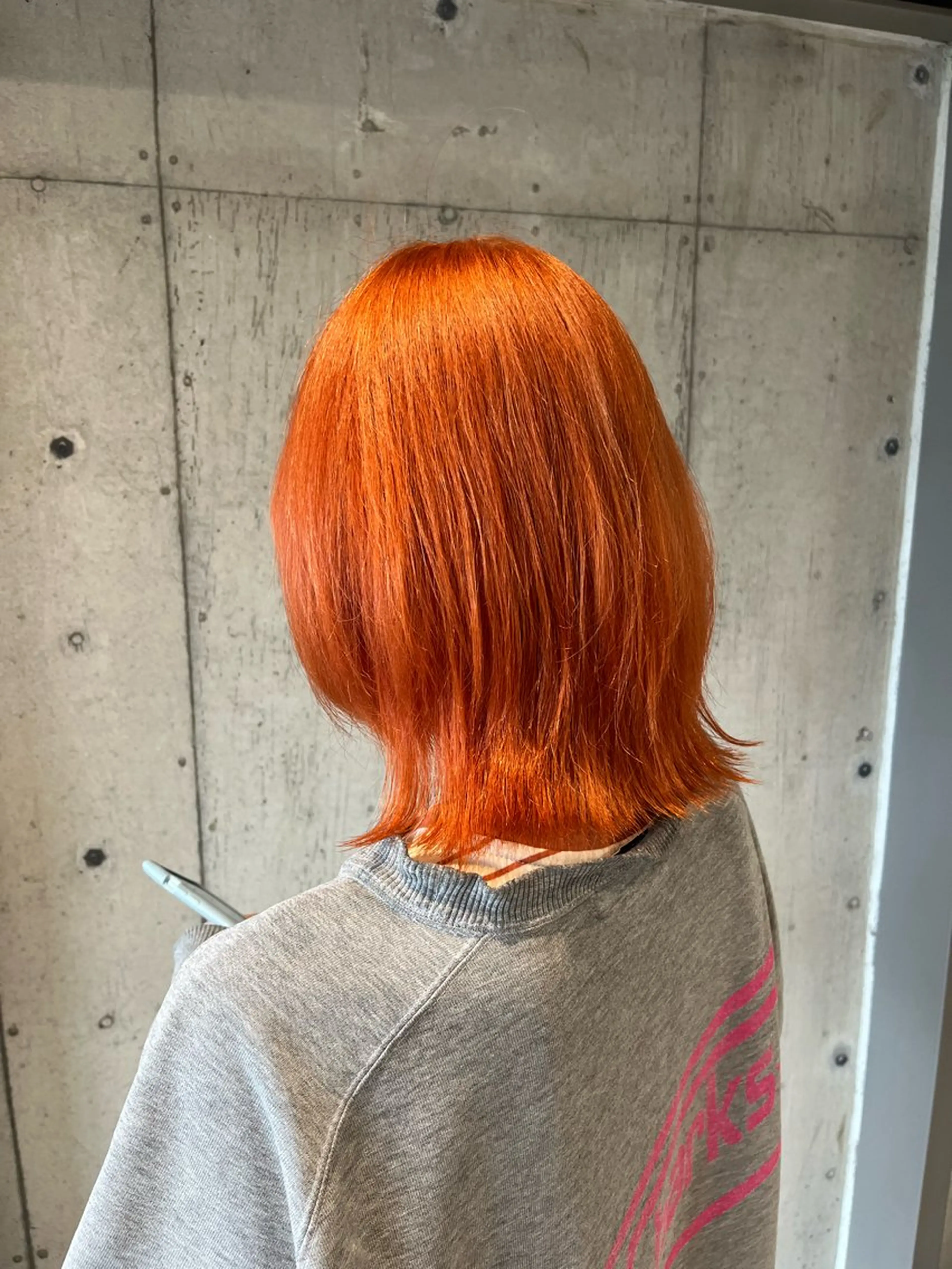 ミディアム カラー ヘアアレンジ カット ヘアカラー トリートメント 透明感カラー・ボブ リクト📸のヘアスタイル