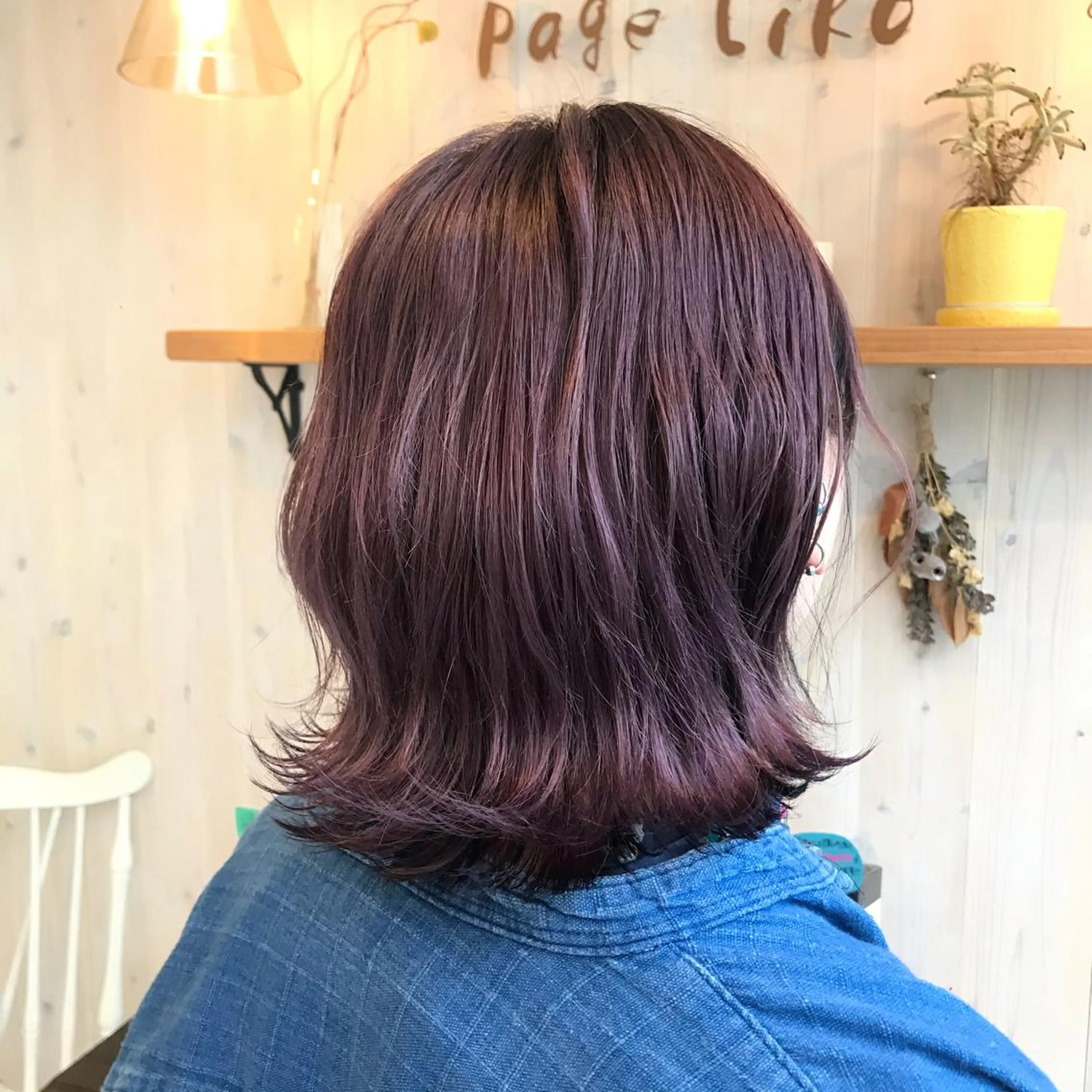 ミディアム カラー ダブルカラー ピンクカラー 透明感カラー/ 寺田千雅子のヘアスタイル