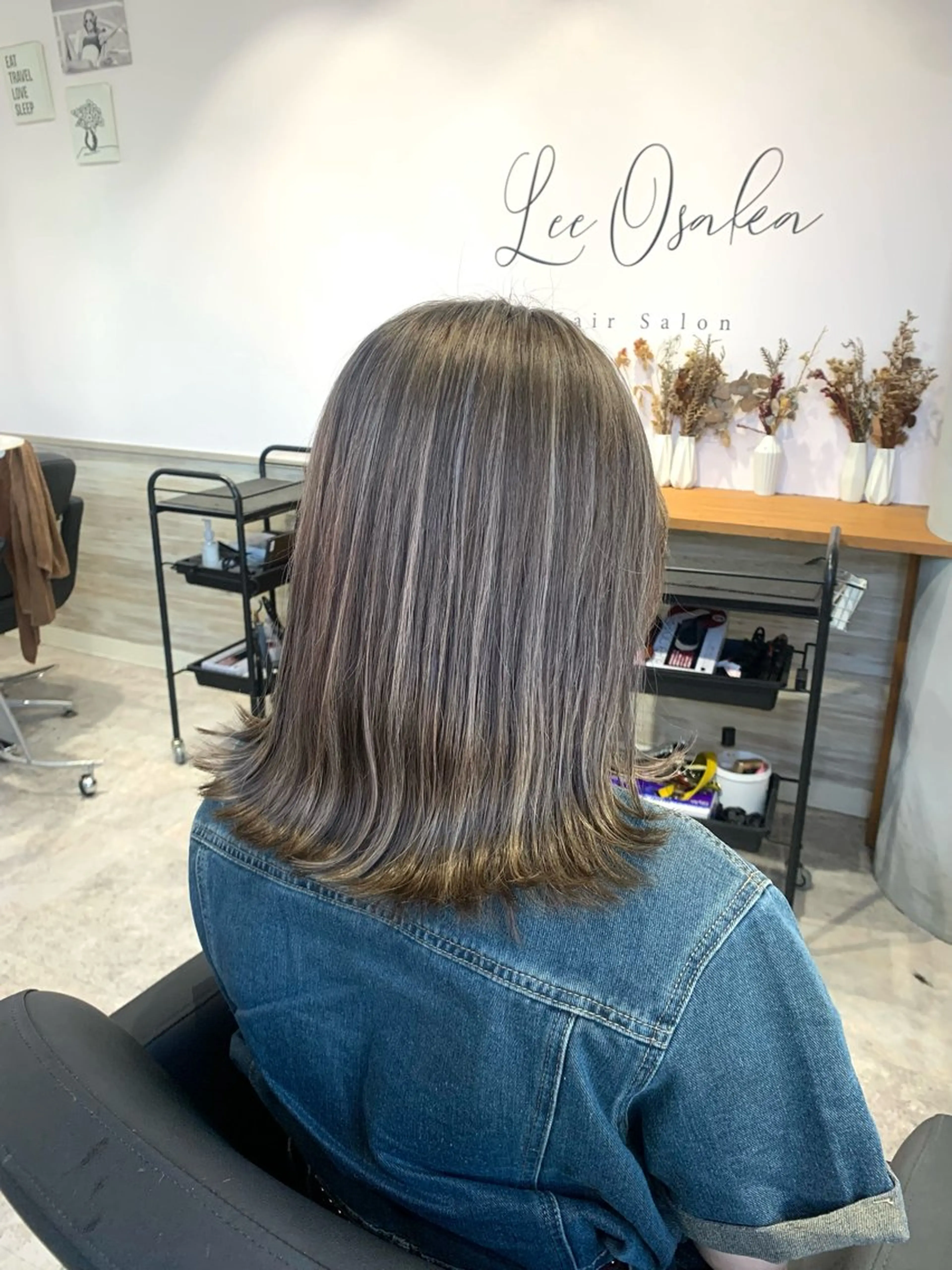 ミディアム shes茶屋町アリサ 🎀顔周り×韓国風のヘアスタイル