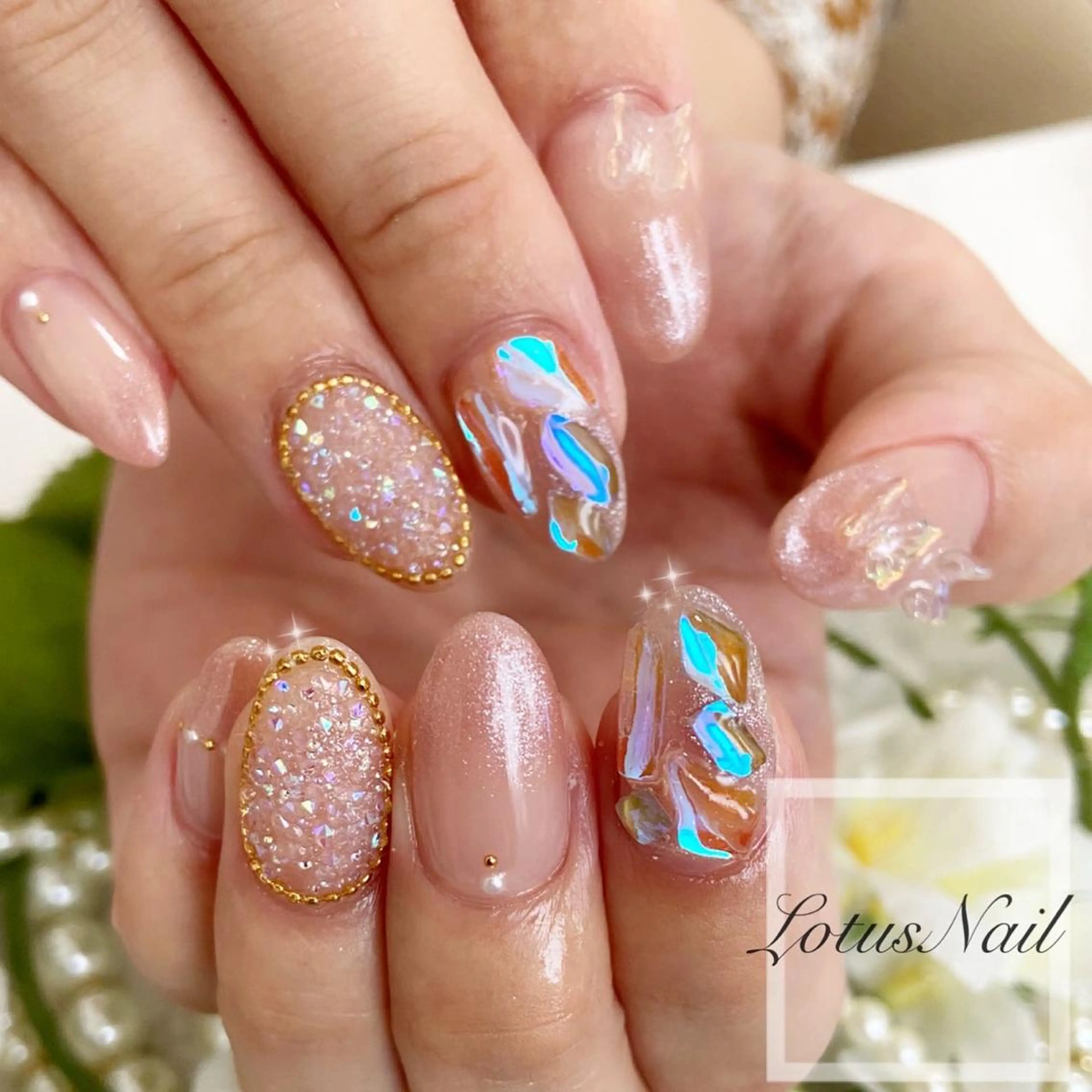 ネイル ハンドネイル Lotus Nailのネイルデザイン
