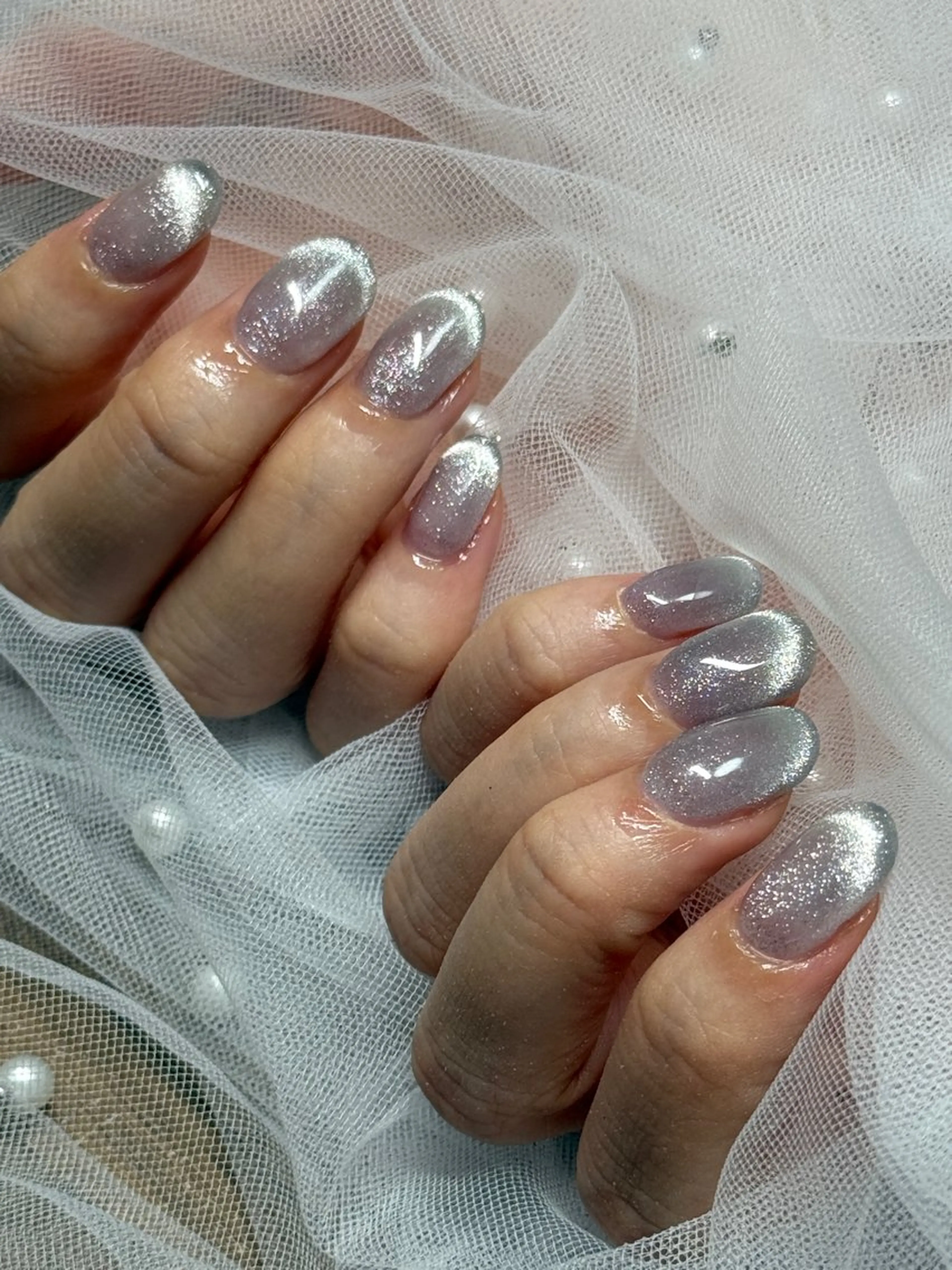 ネイル マグネットネイル ハンドネイル nailsalon PYORM.ピョルムのネイルデザイン