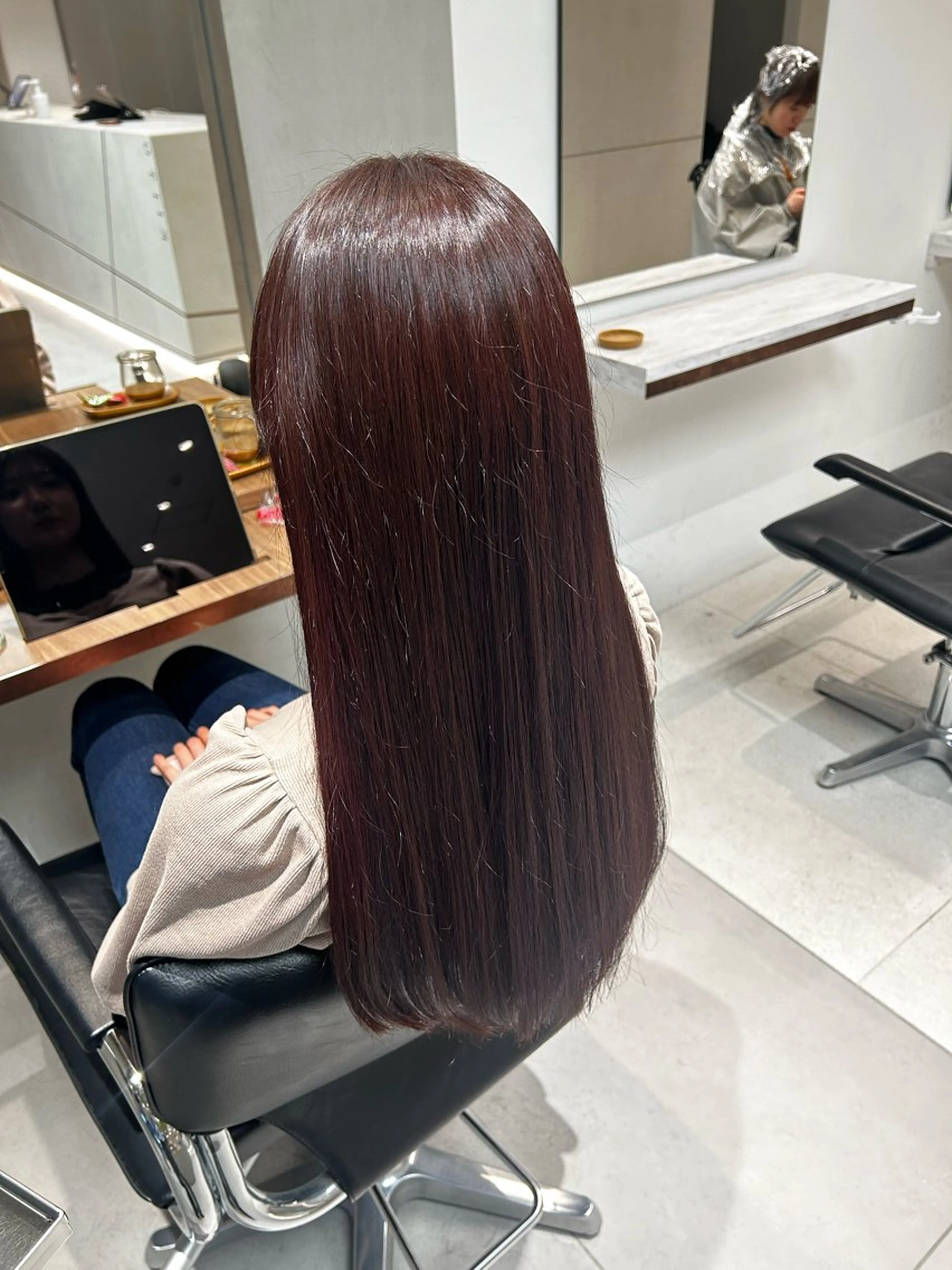 【カットなし🦋ダメージレス♪】ブリーチなしダブルカラー＋premiumケアカラー ¥ 14900の写真