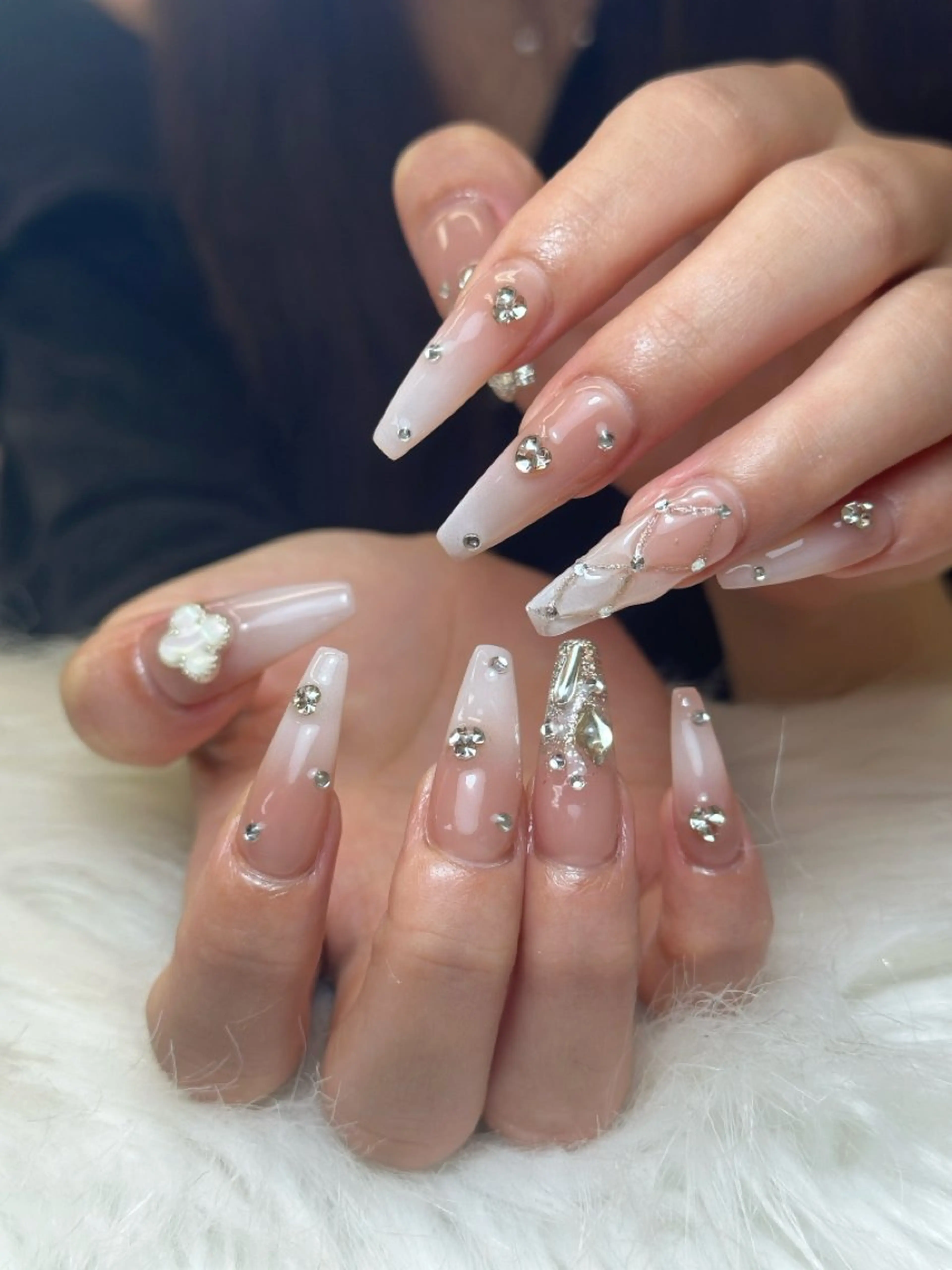 ネイル アートネイル ジェルネイル マグネットネイル ハンドネイル JennNail_ マオのネイルデザイン