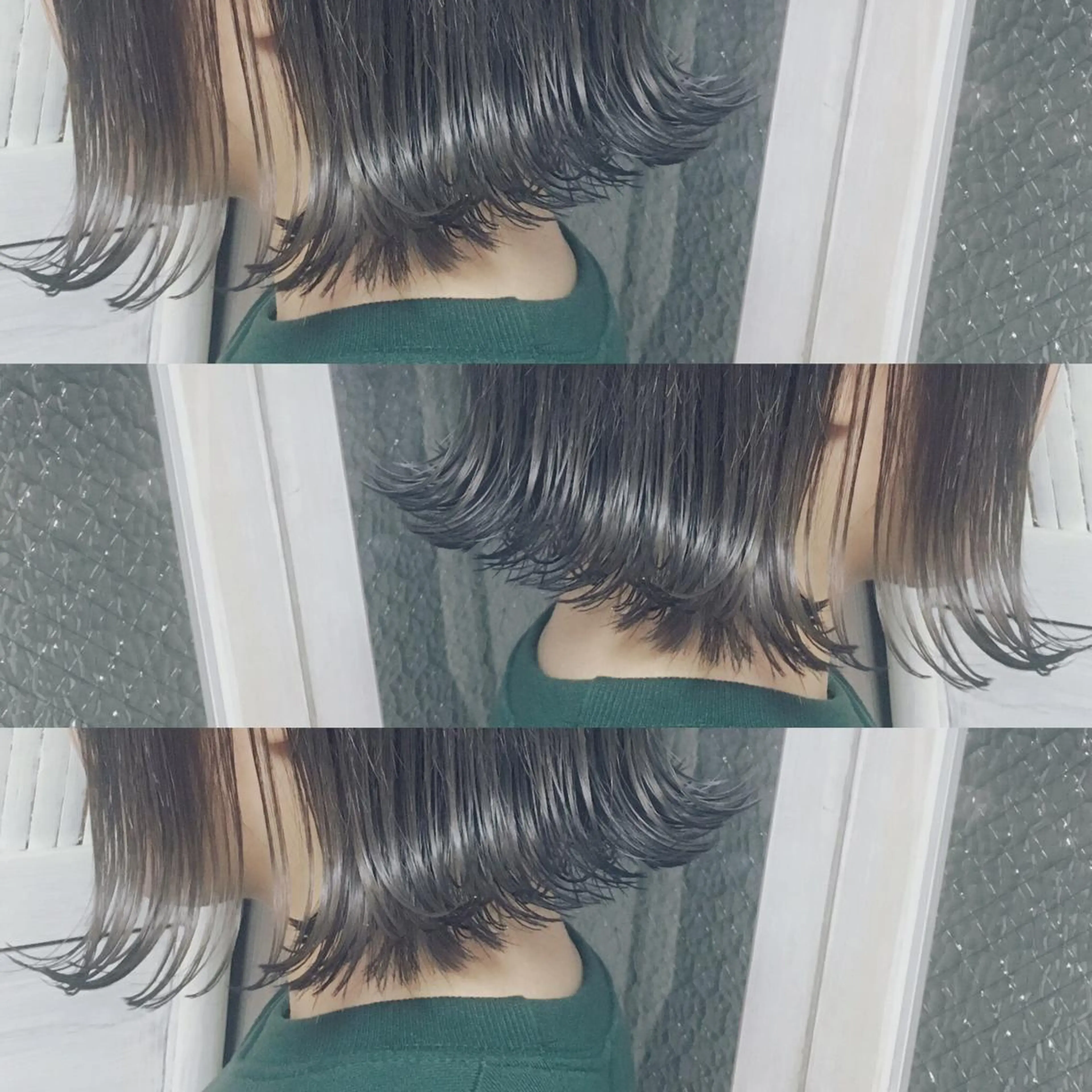 ショート カラー パーマ ヘアアレンジ 切りっぱなしボブ ラベンダーカラー ボブ 推し活専用 【派手髪】飯野ゆかりのヘアスタイル