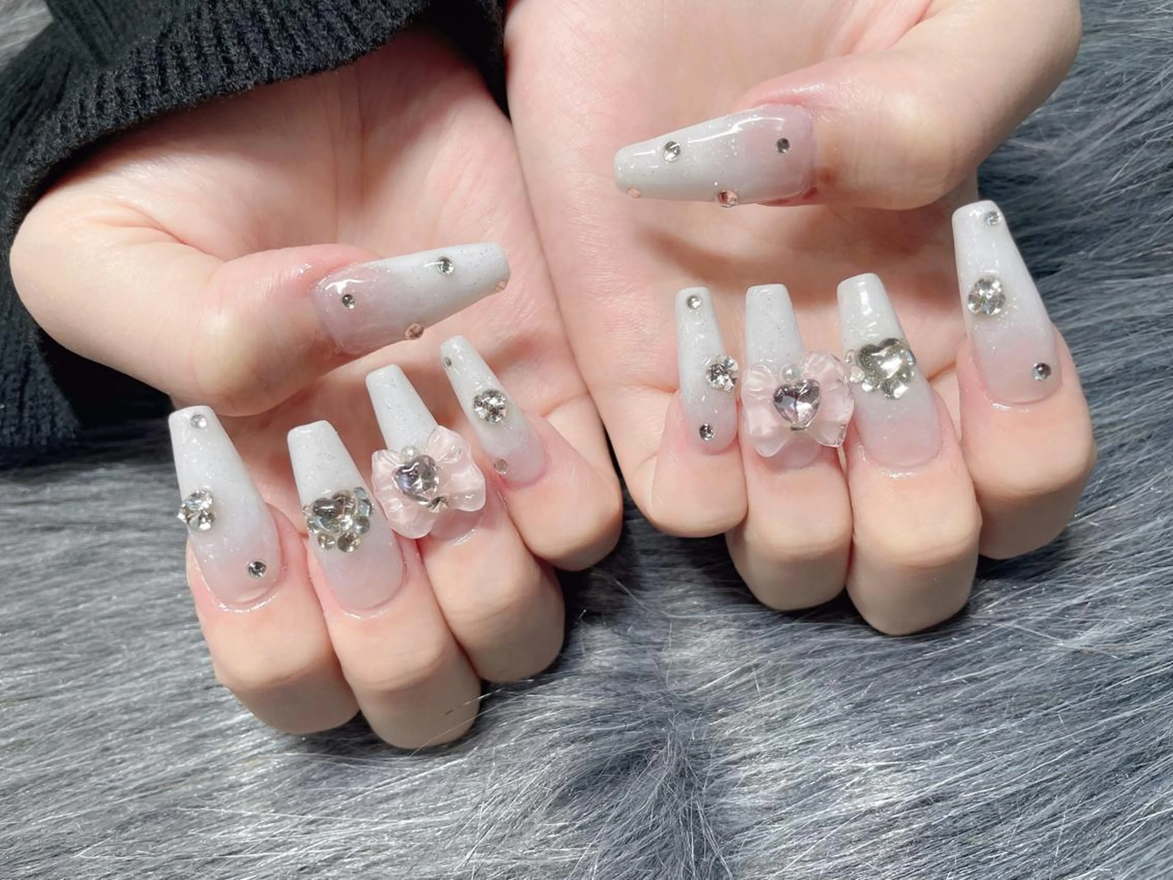 ロング ネイル ハンドネイル 《LB》ラブリエ Nail&eyeのマツエク・マツパデザイン