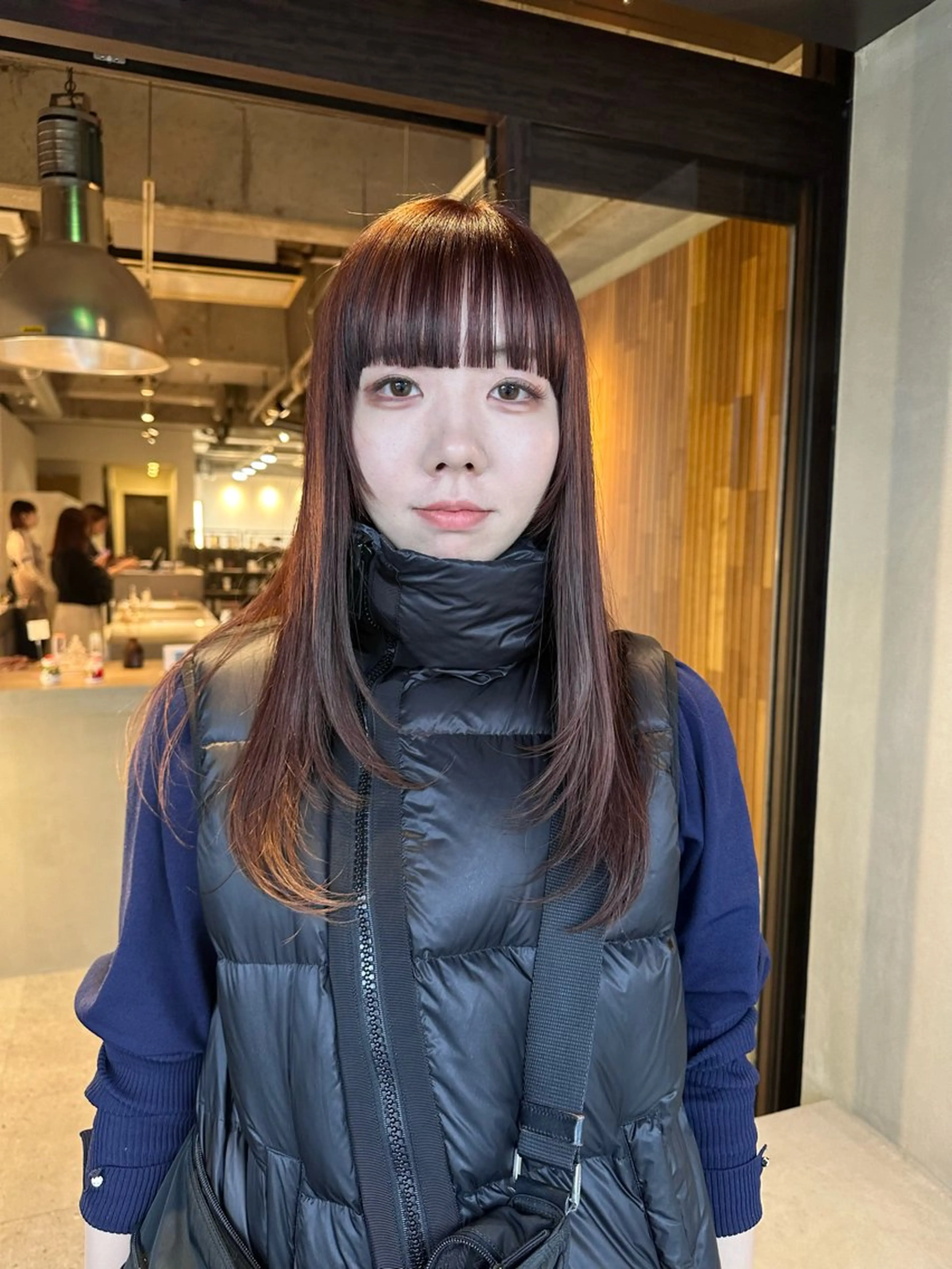 ロング カラー ブリーチ 透明感カラー ダブルカラー ブリーチなしカラー ヘアカラー 福崎 真奈のヘアスタイル