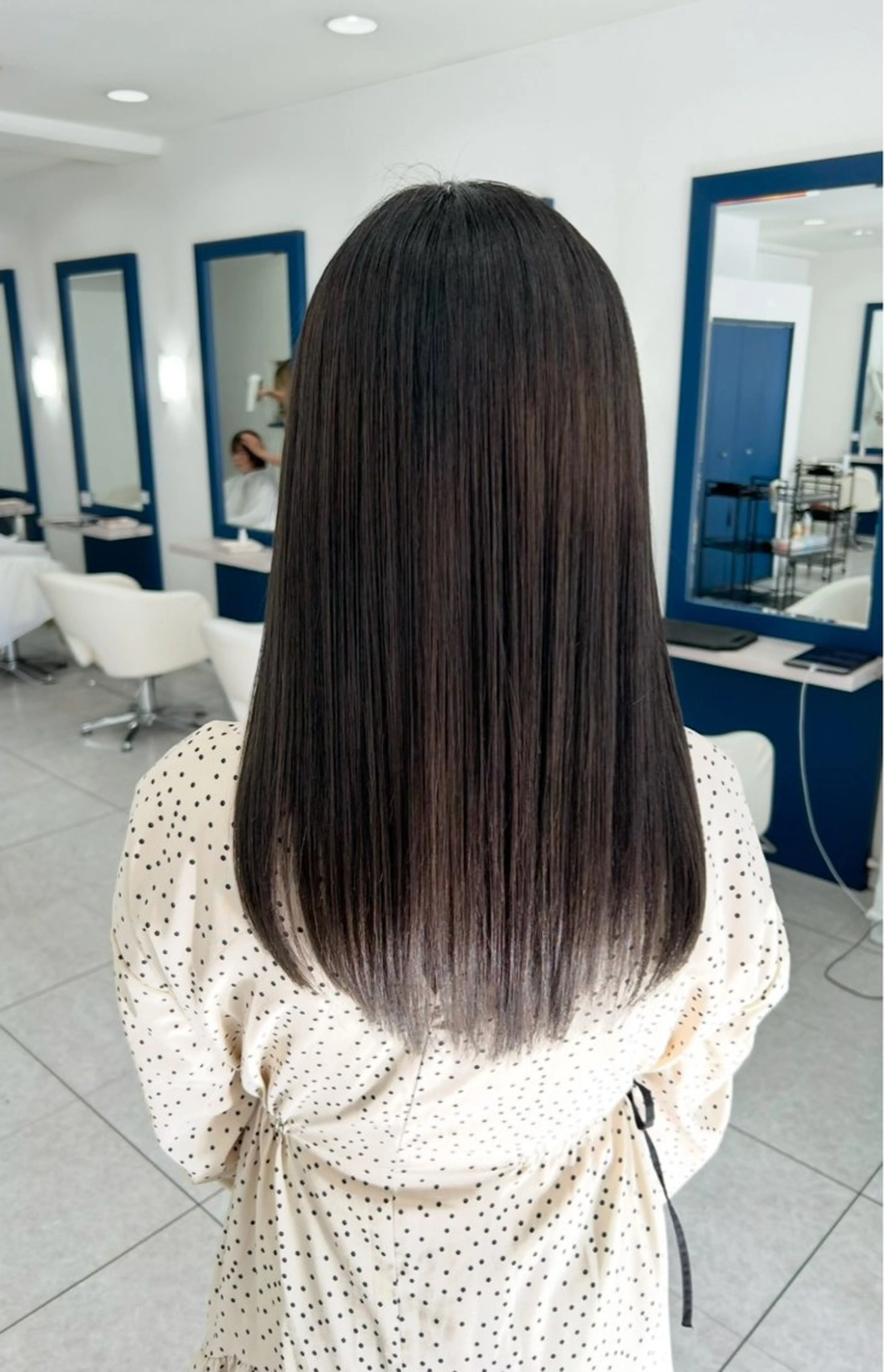 セミロング カラー カット ヘアカラー 💎inc市川南口店 フクイ　ニイナ💎のヘアスタイル