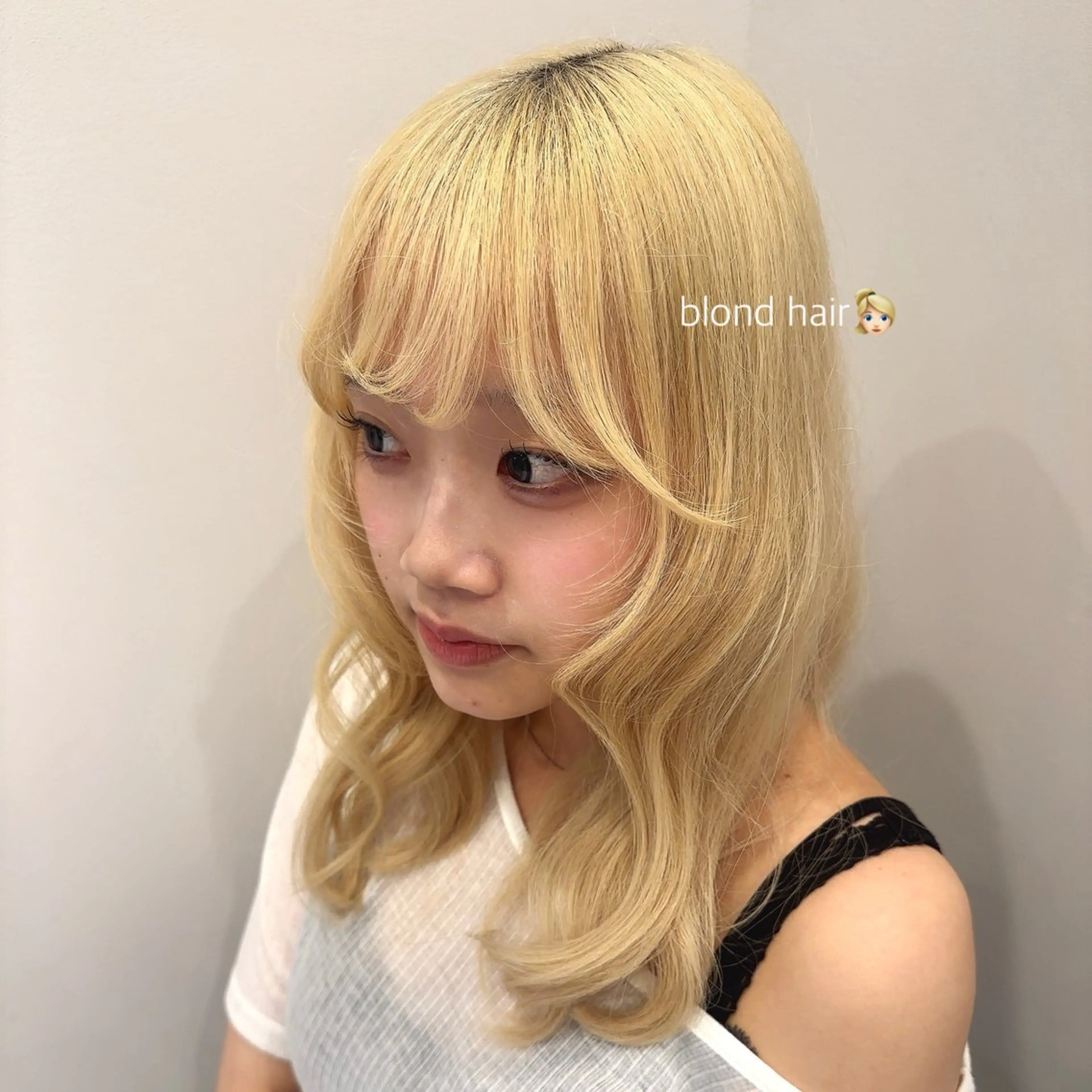 ミディアム ヘアカラー 🍓いちご /カラーモデル🍓のヘアスタイル