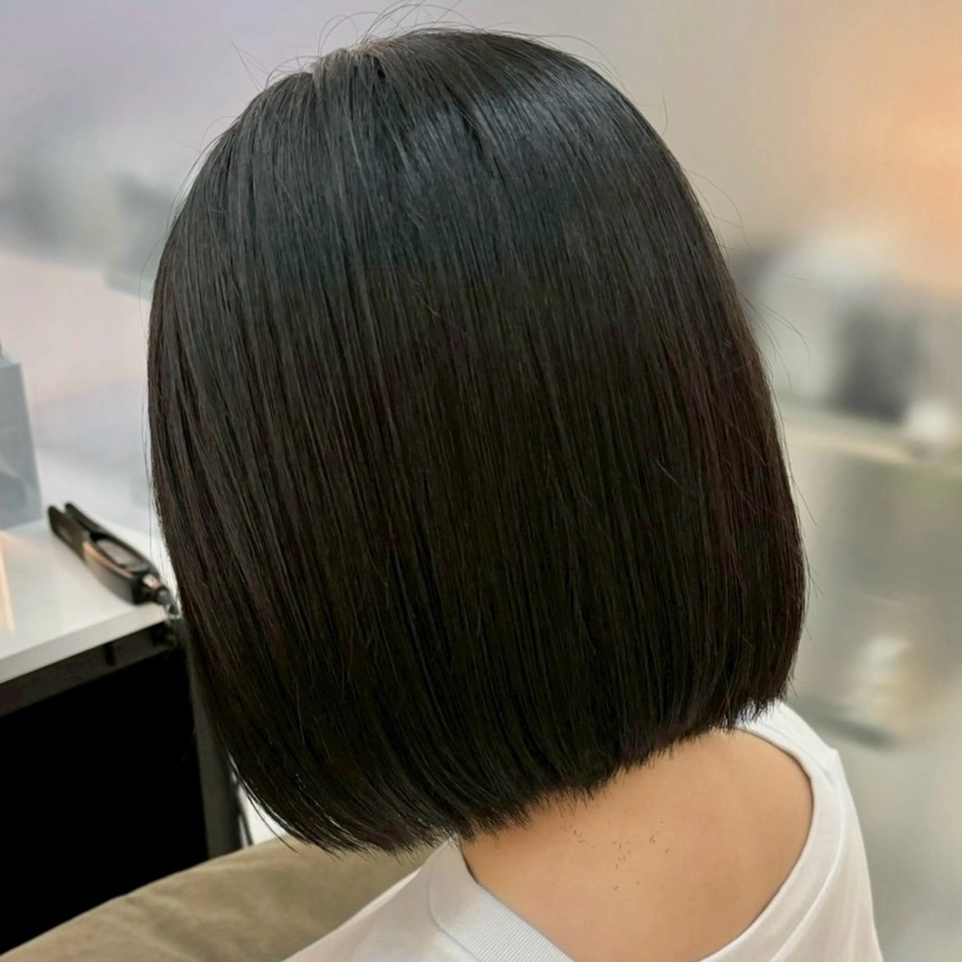 ミディアム ボブ カット トリートメント ボブ/レイヤー/暖色 カラー/dai🌿のヘアスタイル