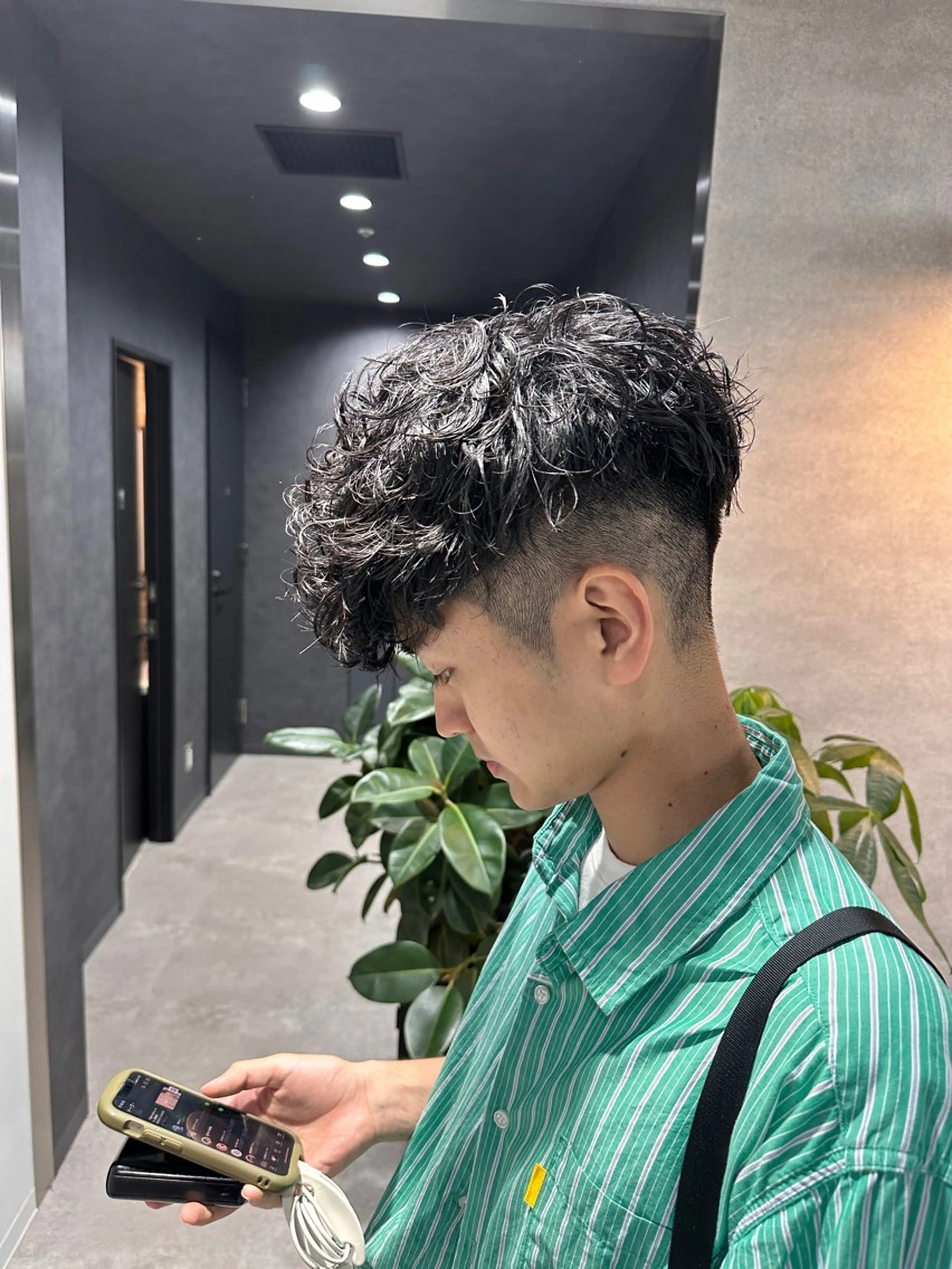 ショート パーマ メンズ 【メンズサロン】 BLUCK 横浜のヘアスタイル