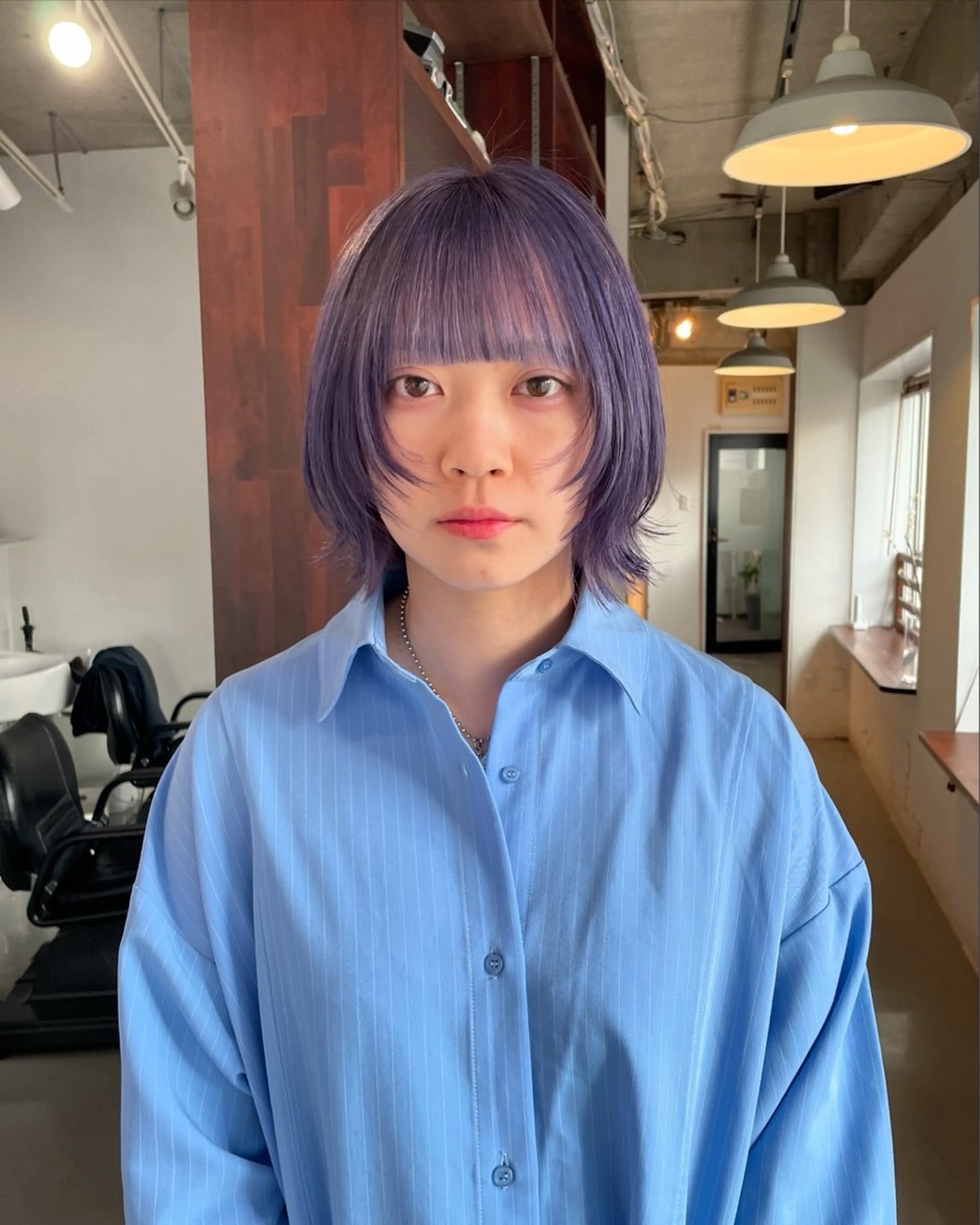 ショート カラー ヘアアレンジ silo所属・silo MOKA 顔周りカット🦦のヘアスタイル