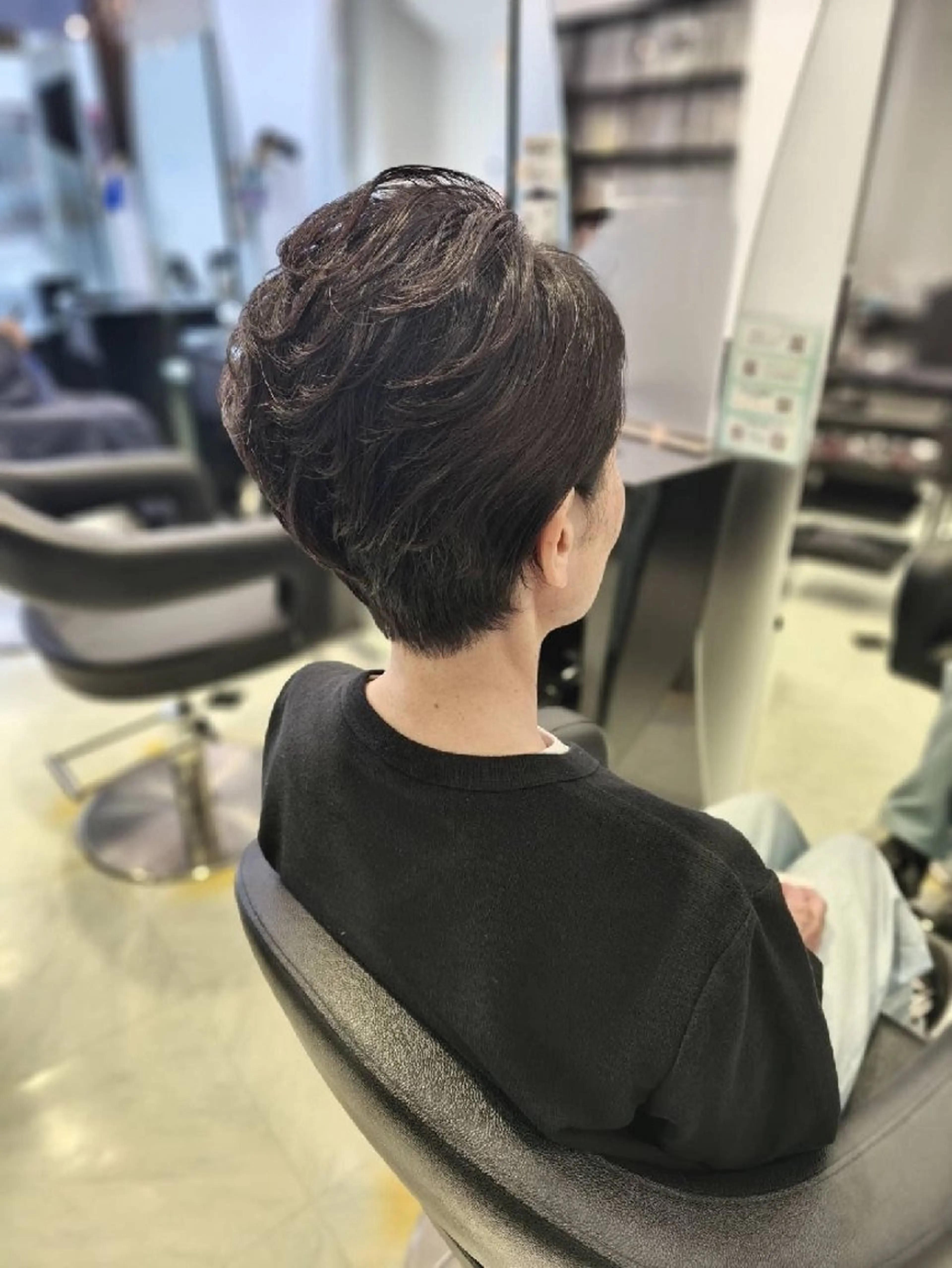 ショート カラー カット ヘアカラー トリートメント SAKUMA お手入れ簡単ヘアのヘアスタイル