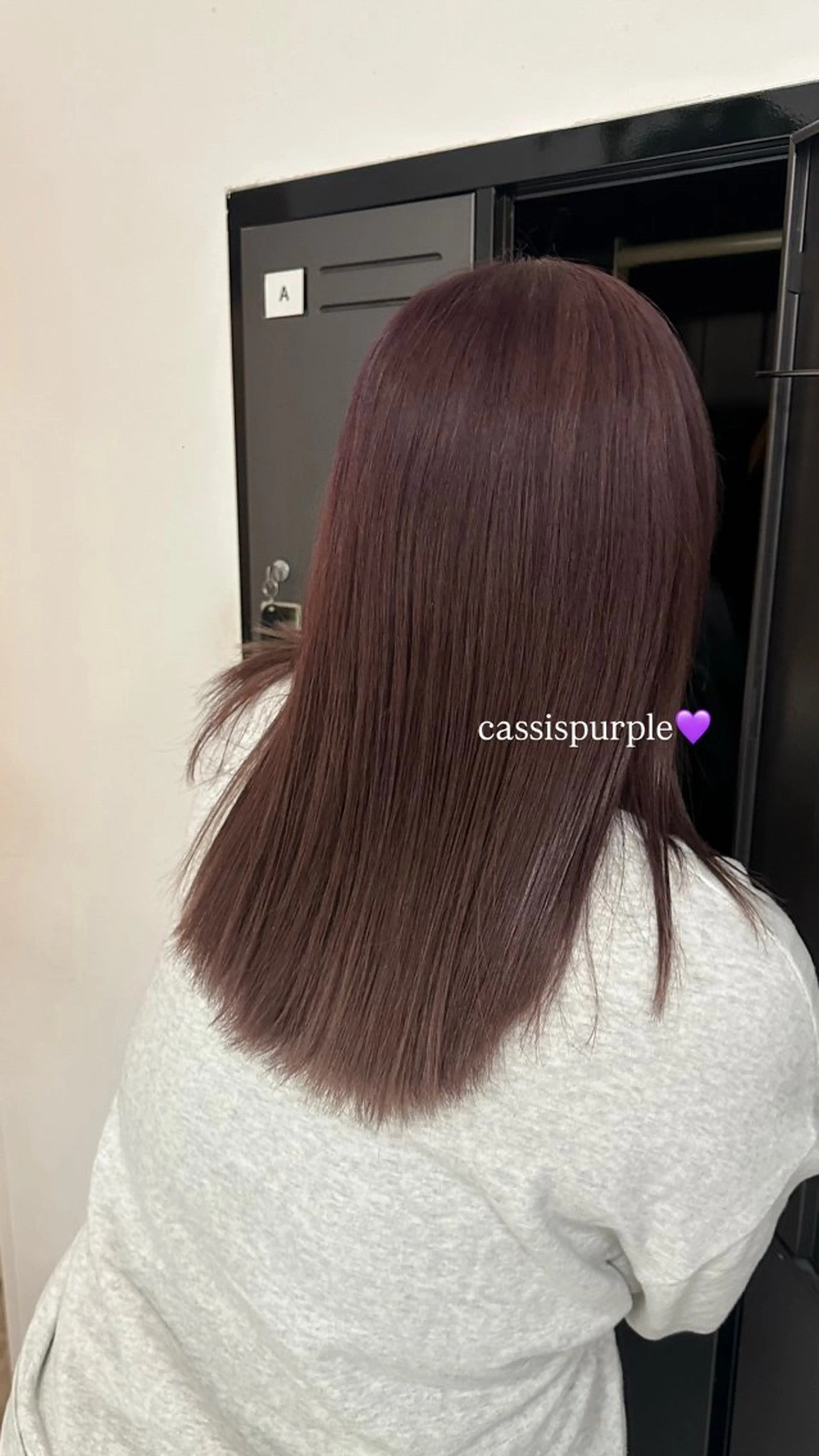 セミロング カラー 垣内 奈緒のヘアスタイル