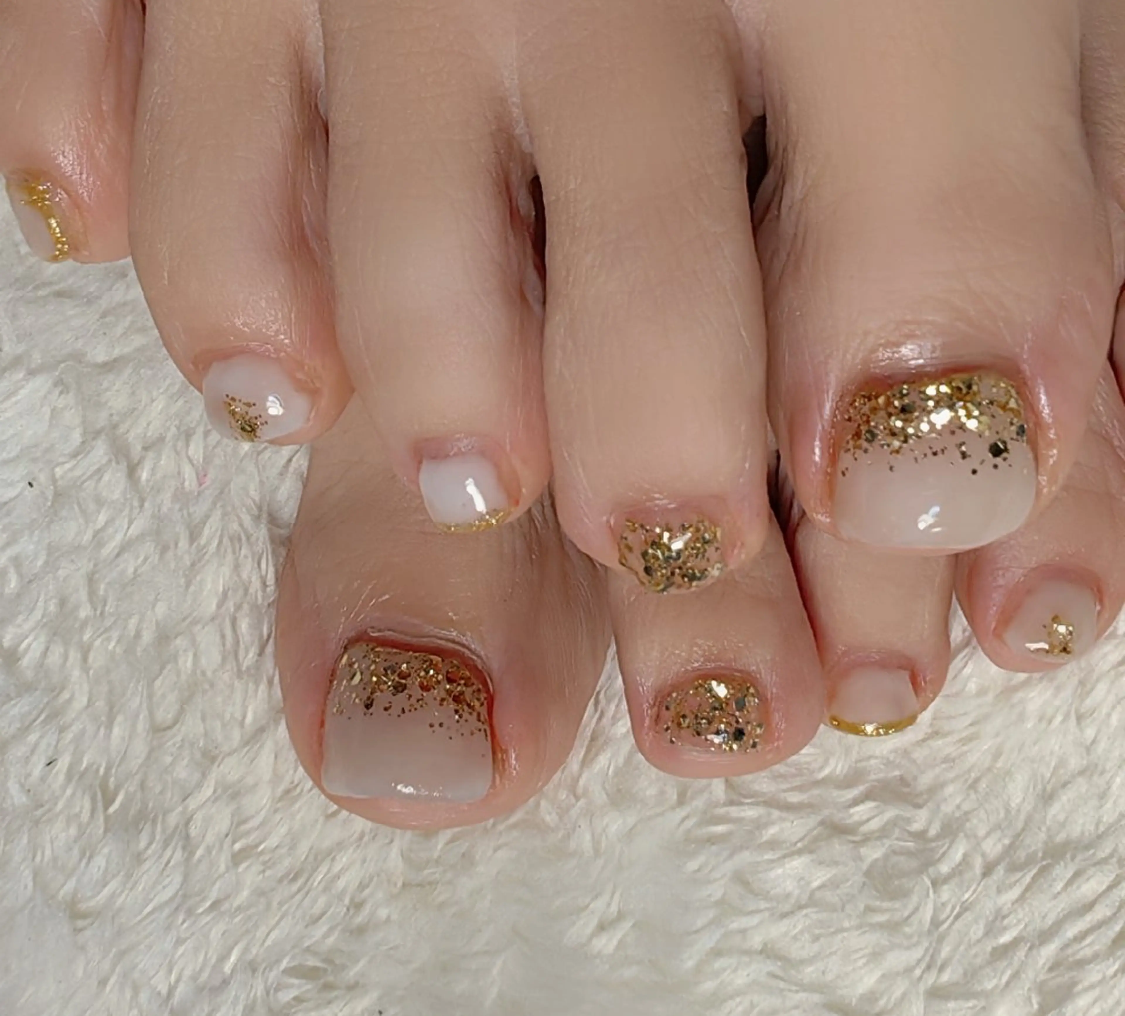 カラー フットネイル reve あやののネイルデザイン