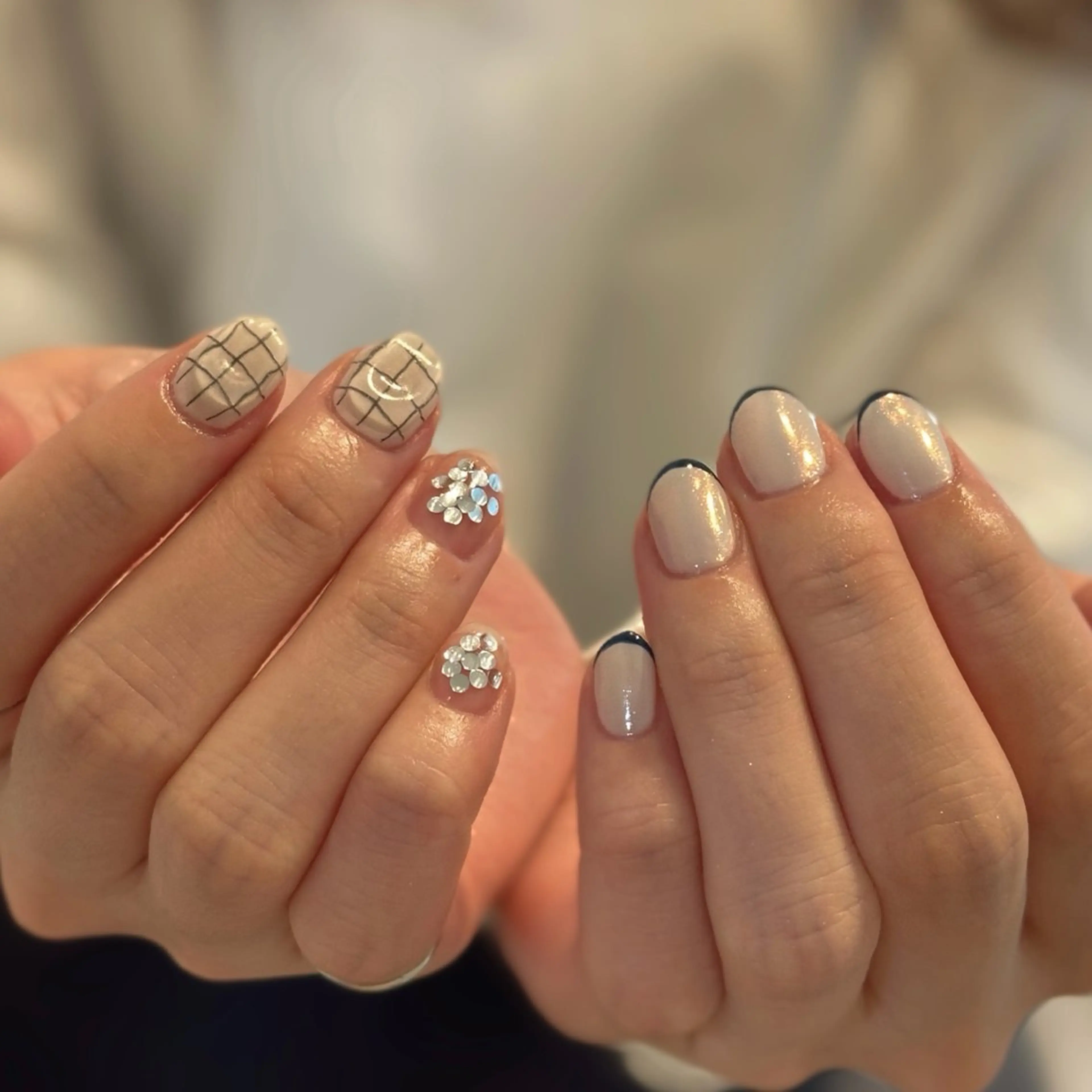 ネイル ジェルネイル 持ち込み ニュアンスネイル パラジェル ハンドネイル Kotoha （ことは）のネイルデザイン