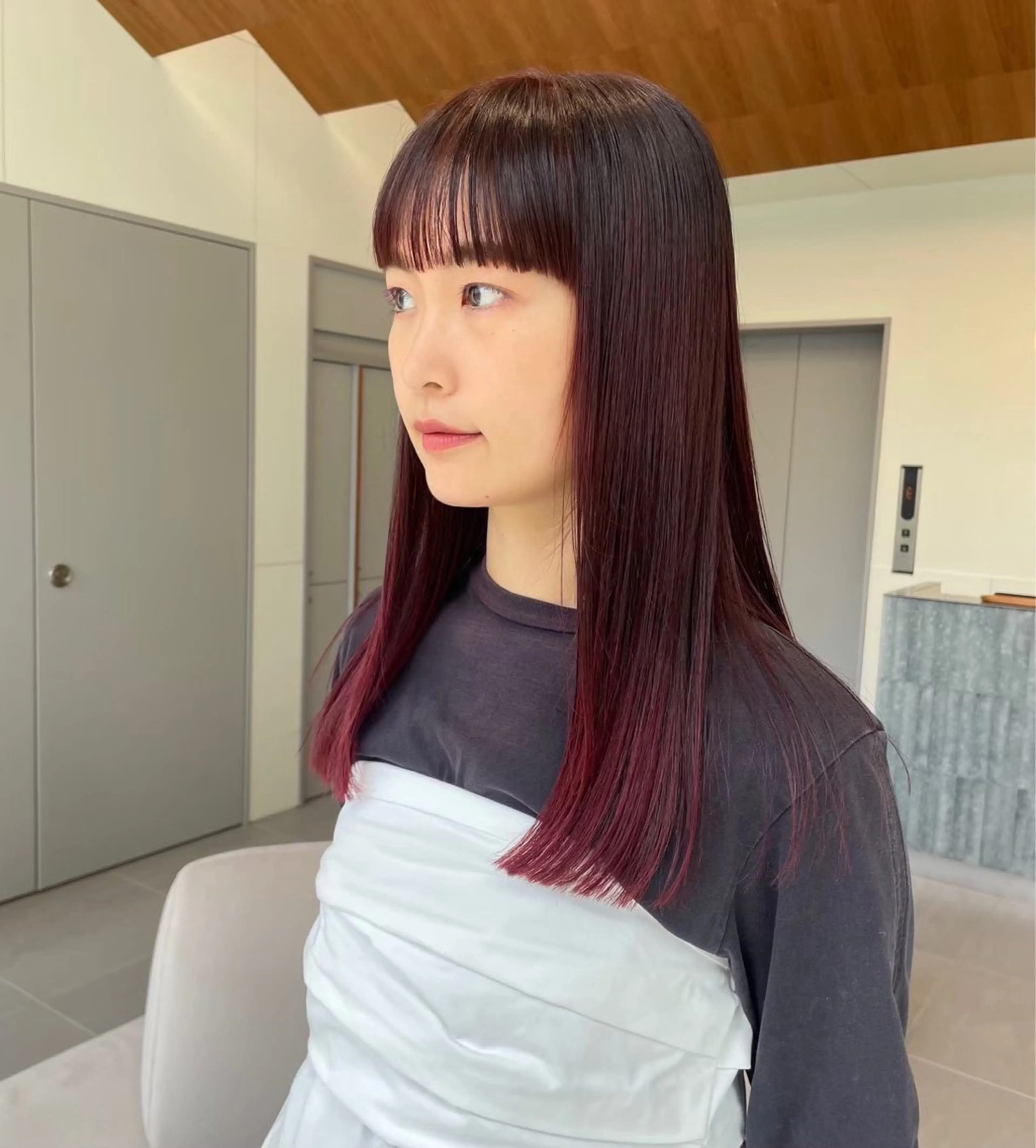 ロング カラー デザインカラー ハイトーン大好き 美容師🕊️aiのヘアスタイル