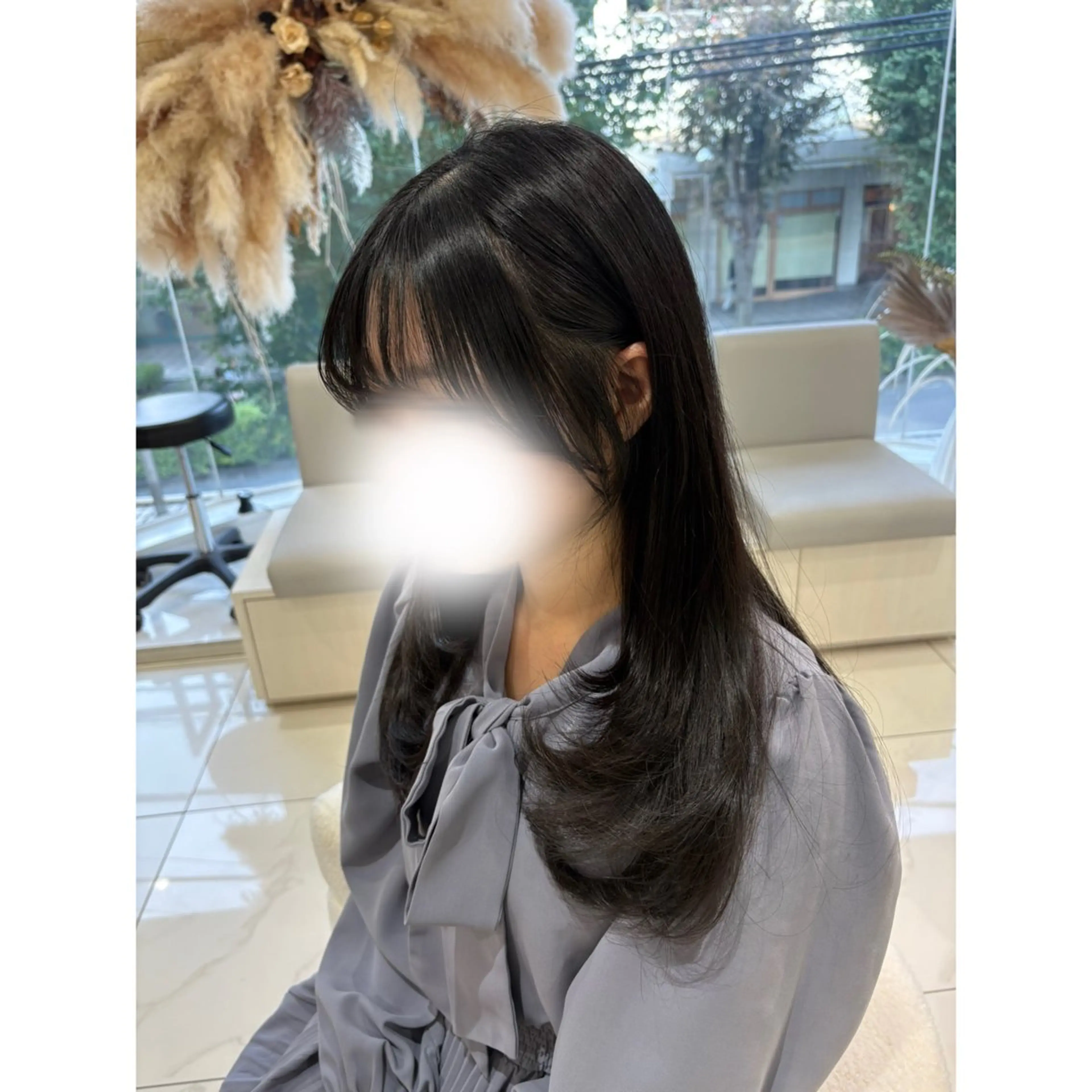 ロング カット 韓国ヘア 🎀中川綾乃🎀のヘアスタイル