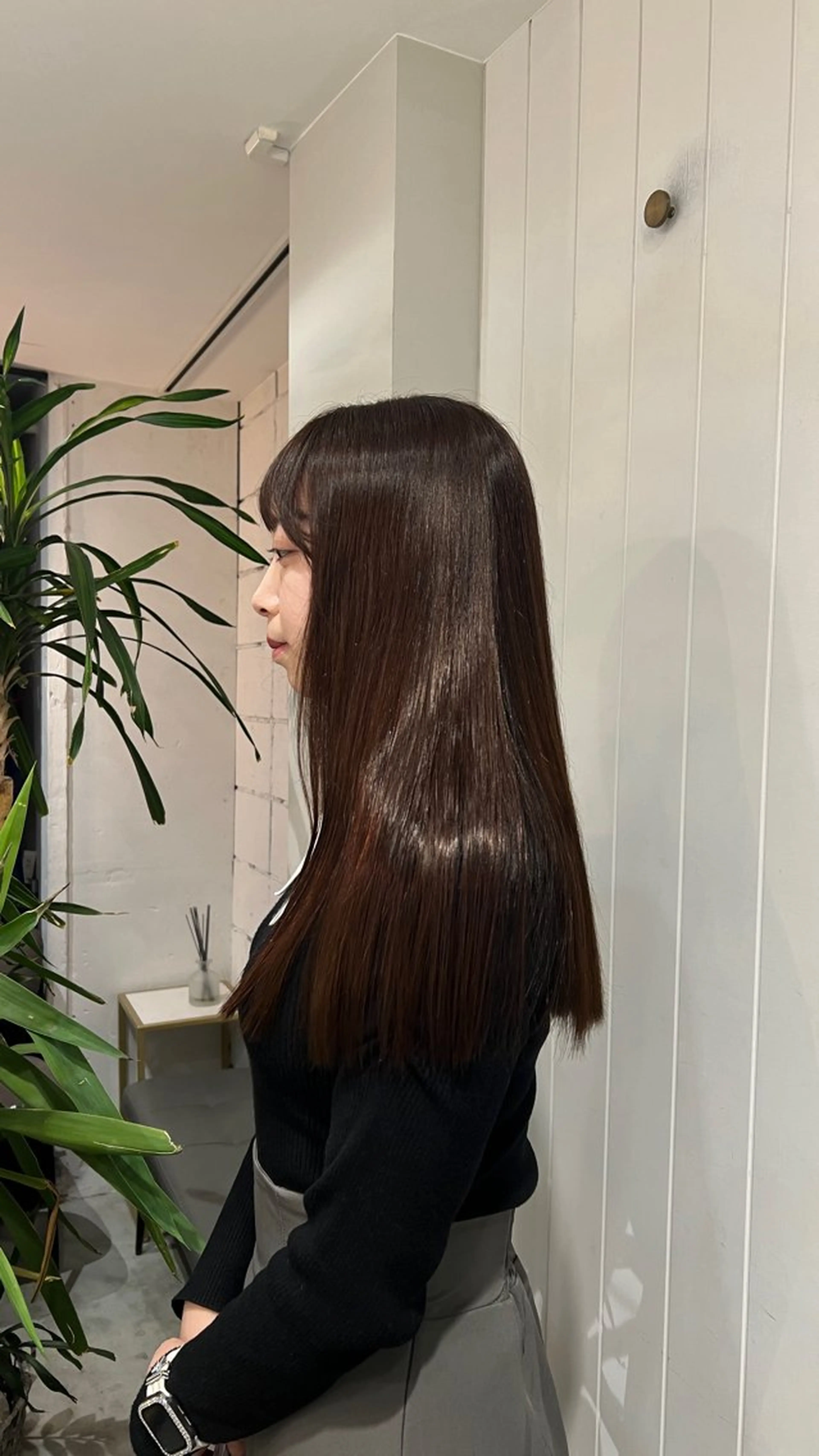 セミロング パーマ ☆ 透明感カラー HARUKA ☆のヘアスタイル