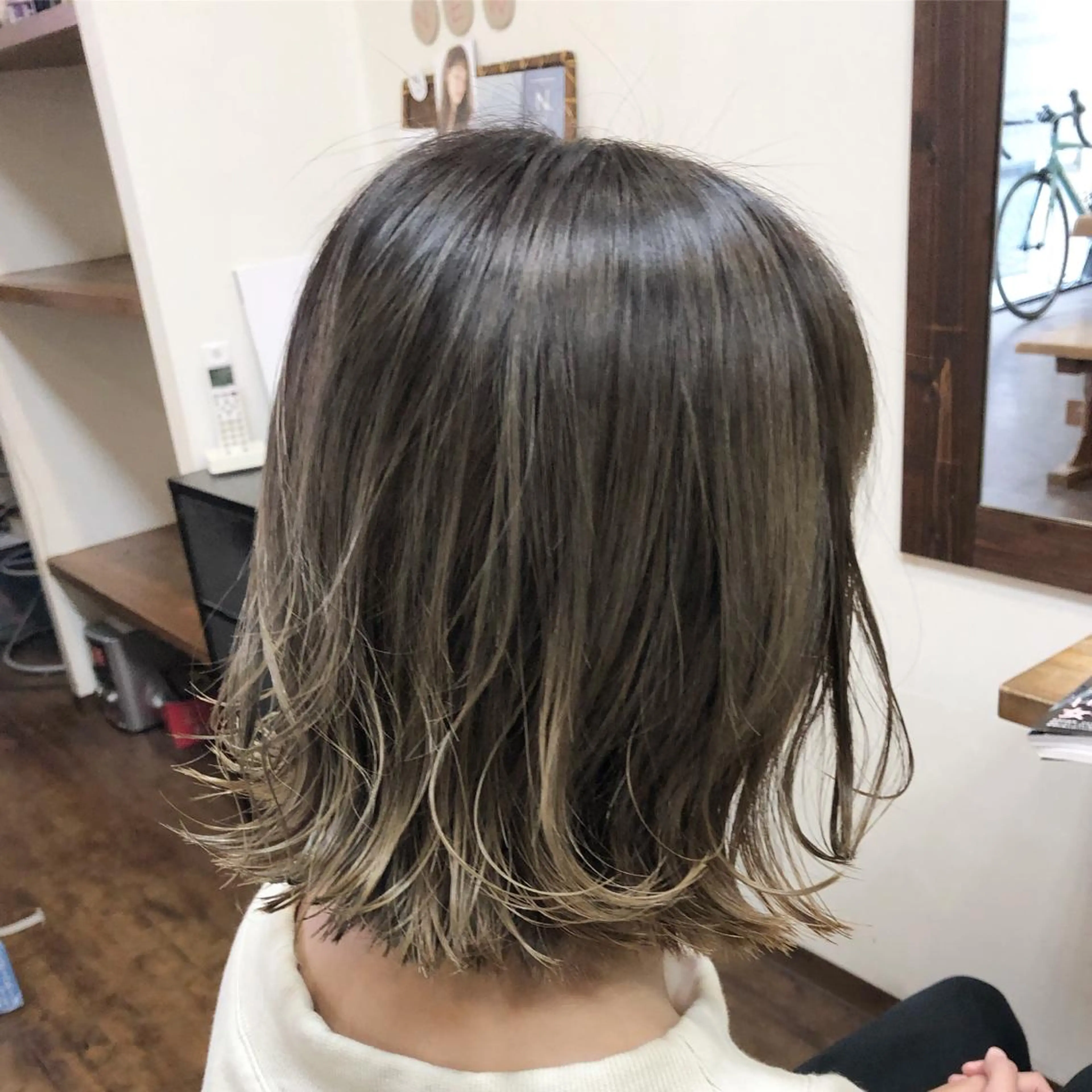 ミディアム カラー グラデーションカラー ヘアカラー トリートメント ヘアーズ　ゼロ所属・❤️ヘアーズ ゼロ❤️のヘアスタイル