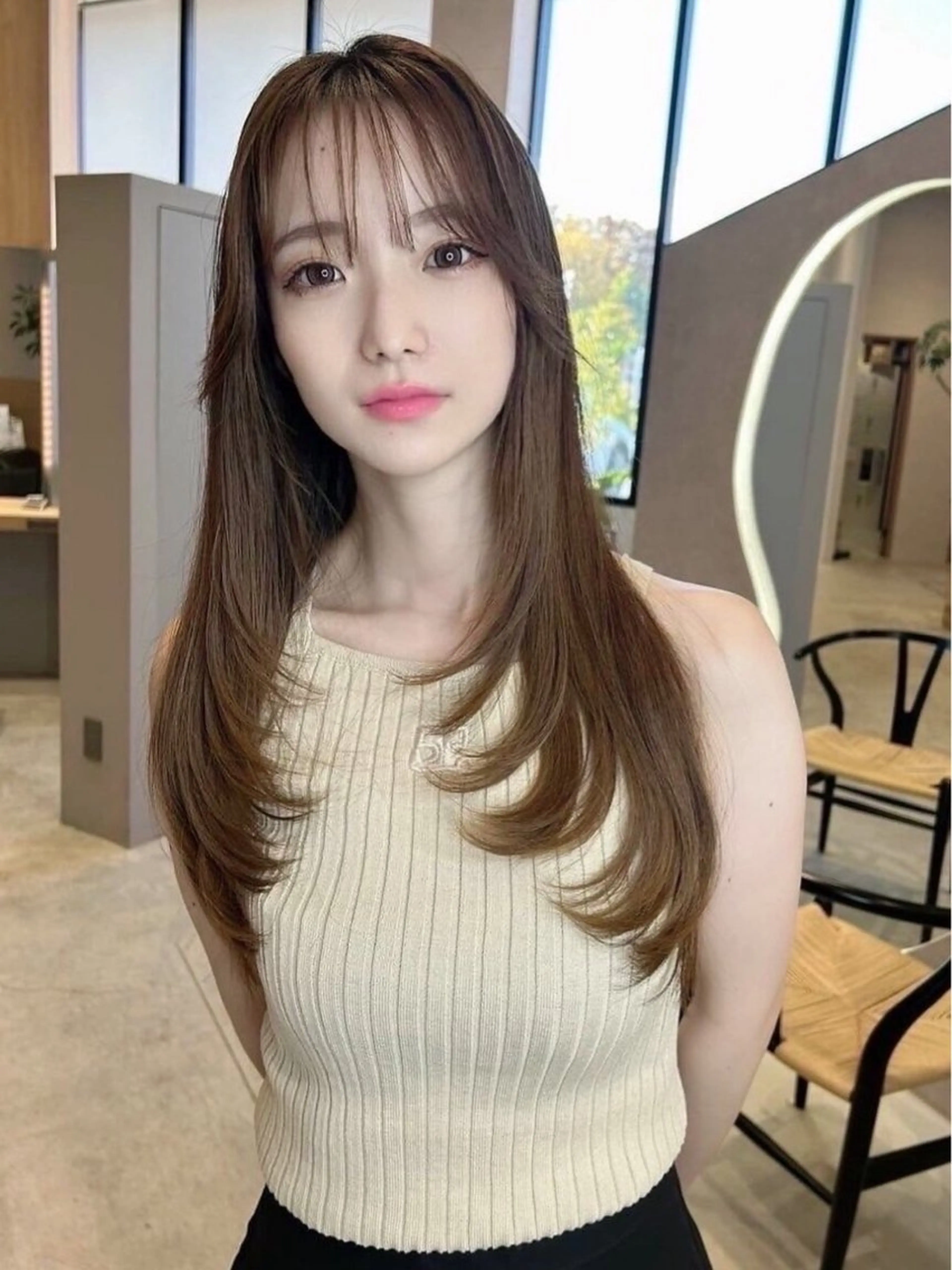 ロング 吉井 結唯のヘアスタイル