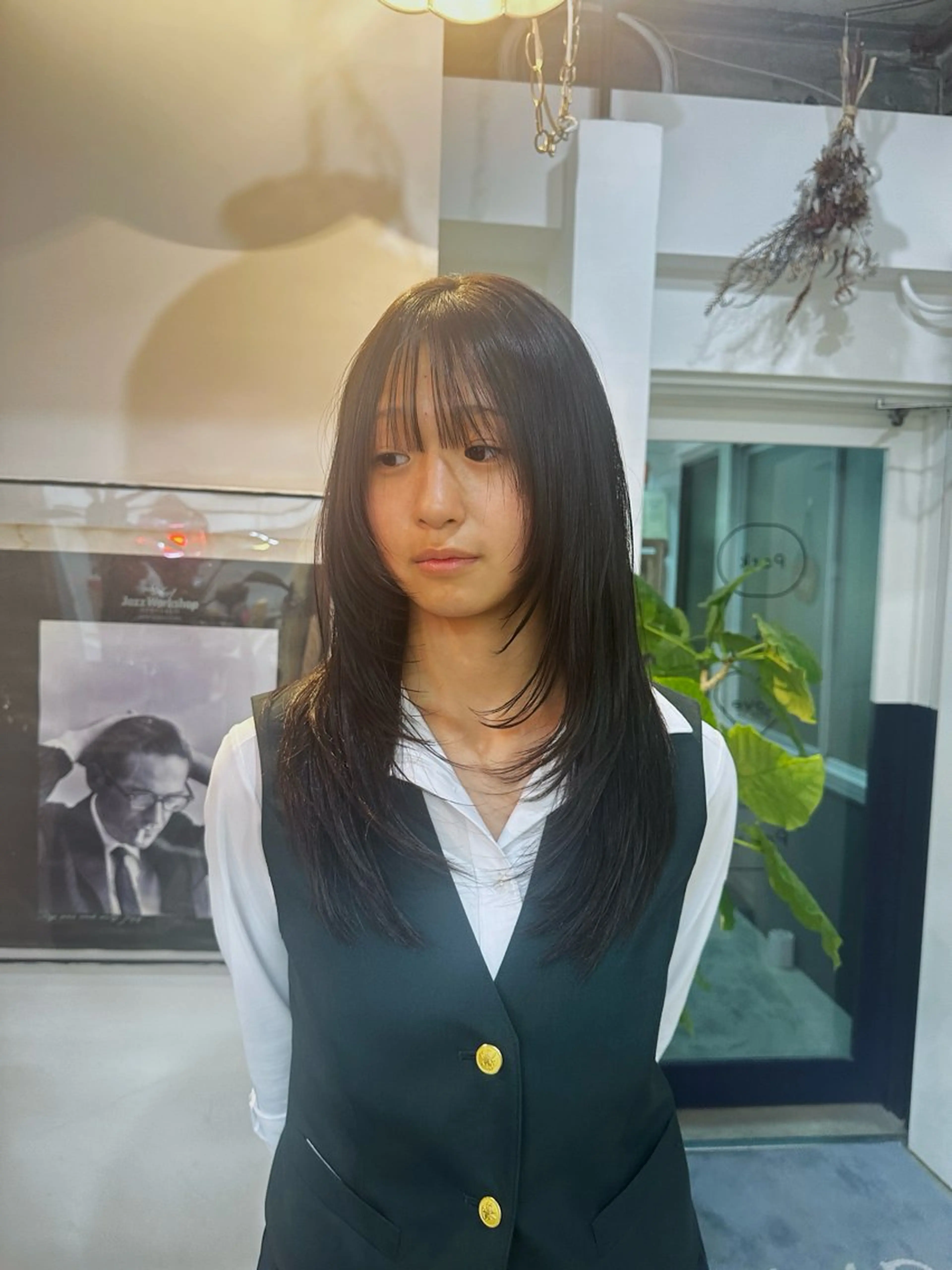 ロング レイヤーカット 縮毛矯正 カット 縮毛矯正 palve(パーヴ)所属・palve【パーヴ】 ショウ🧸/パーマのヘアスタイル