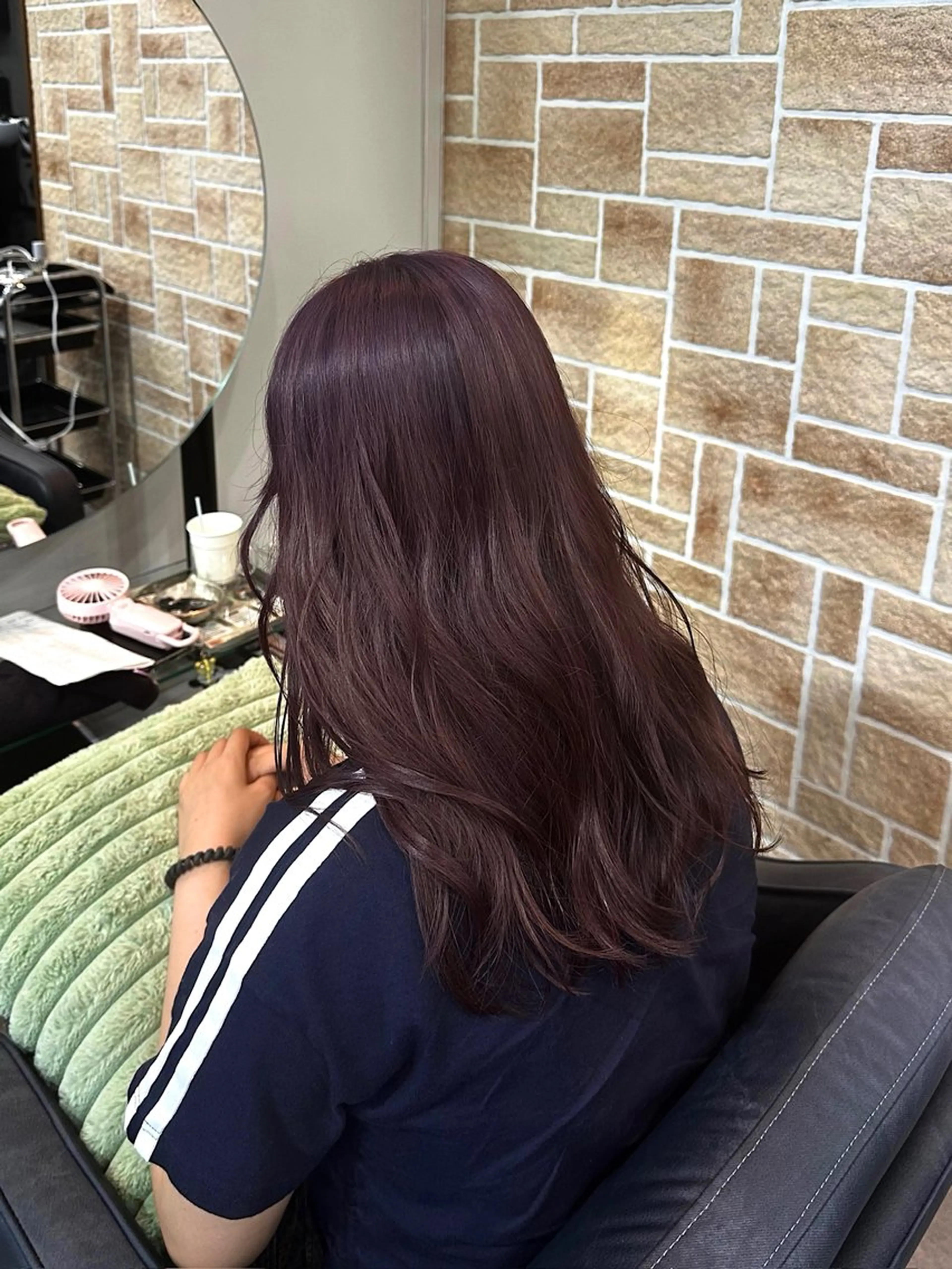 セミロング ヘアカラー 栗谷 竜希のヘアスタイル
