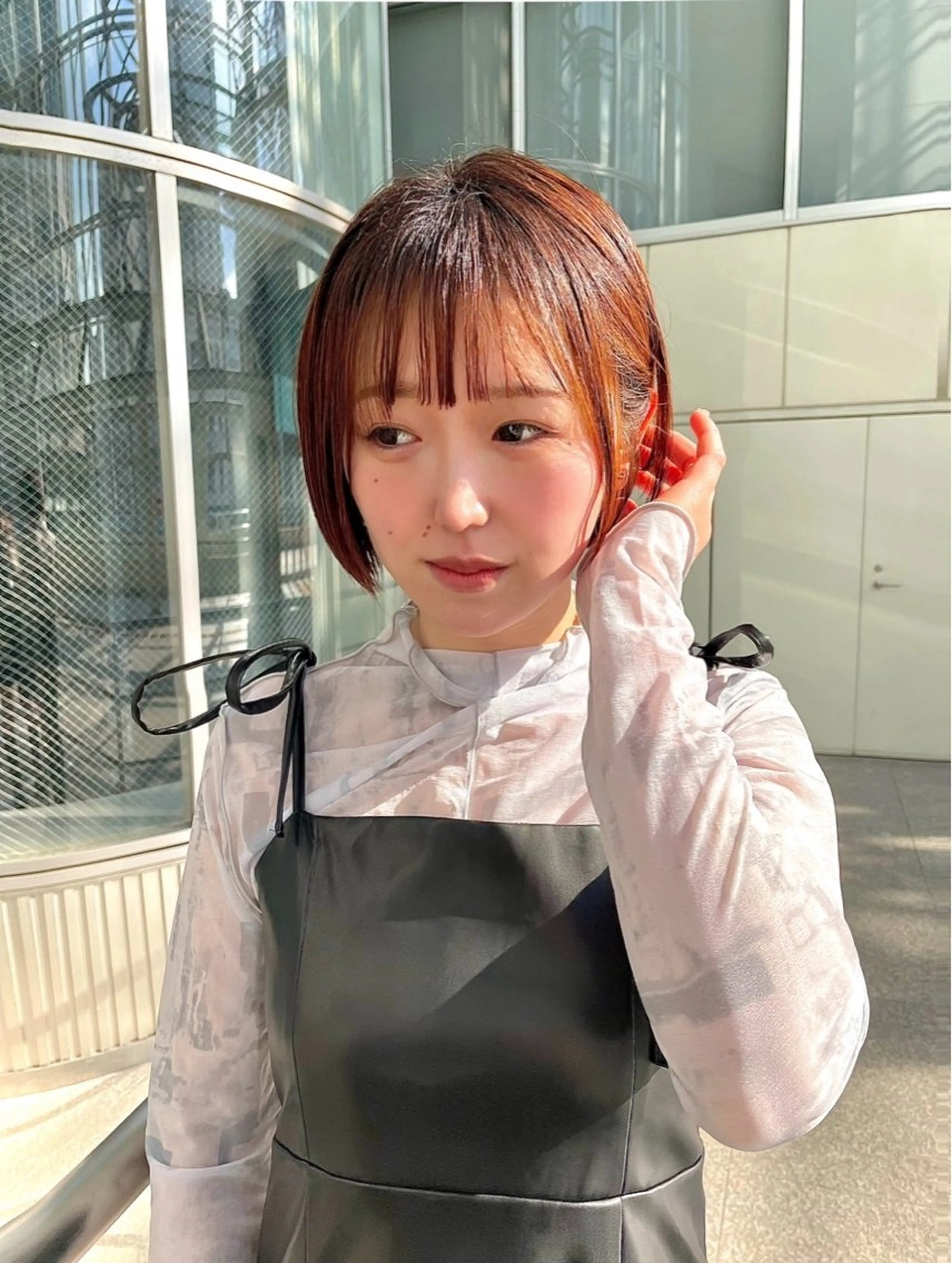 ショート カラー behive  駅前店所属・菊地 桃花のヘアスタイル