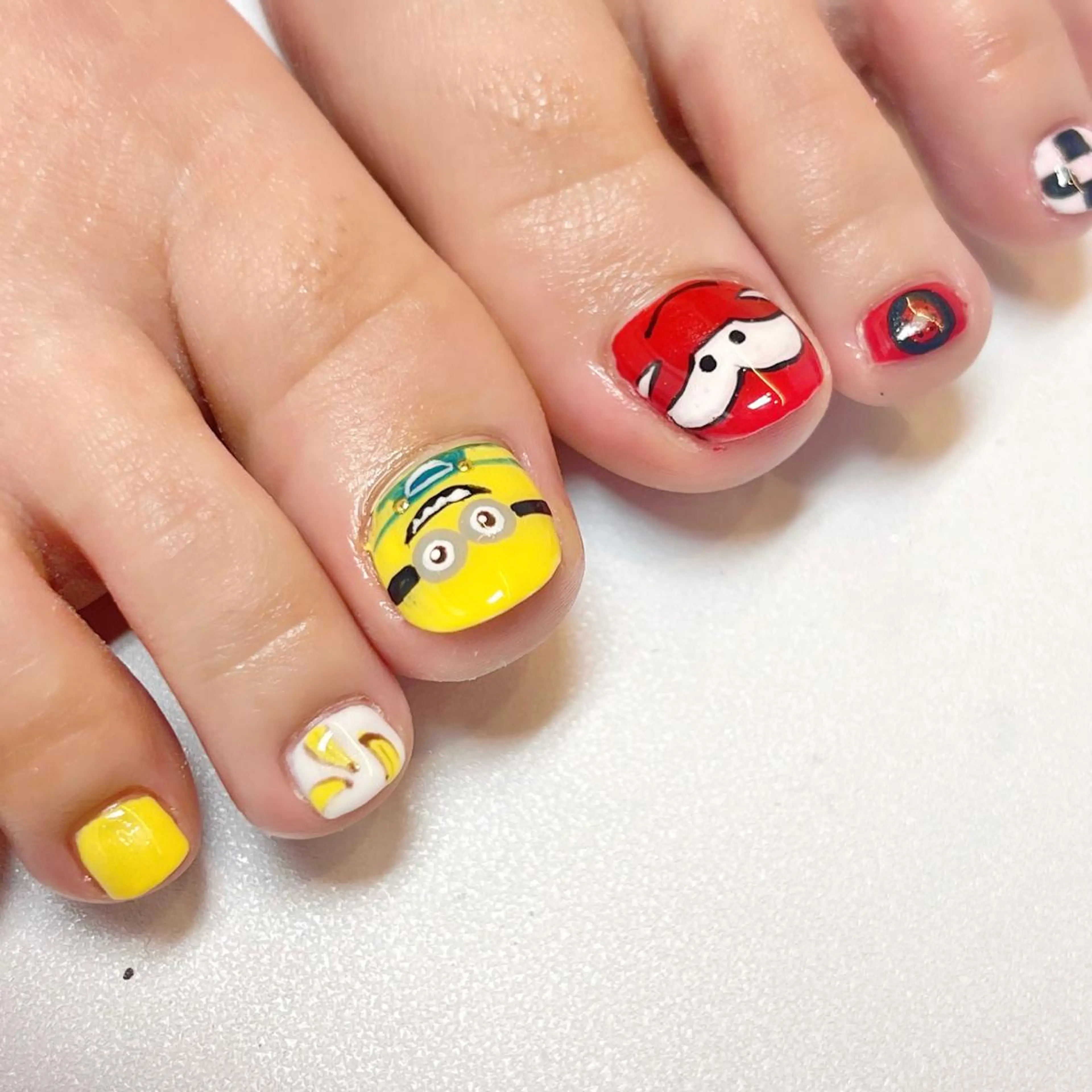 ネイル アートネイル オーロラネイル ジェルネイル 韓国ネイル ロングネイル フットネイル clover nailのネイルデザイン