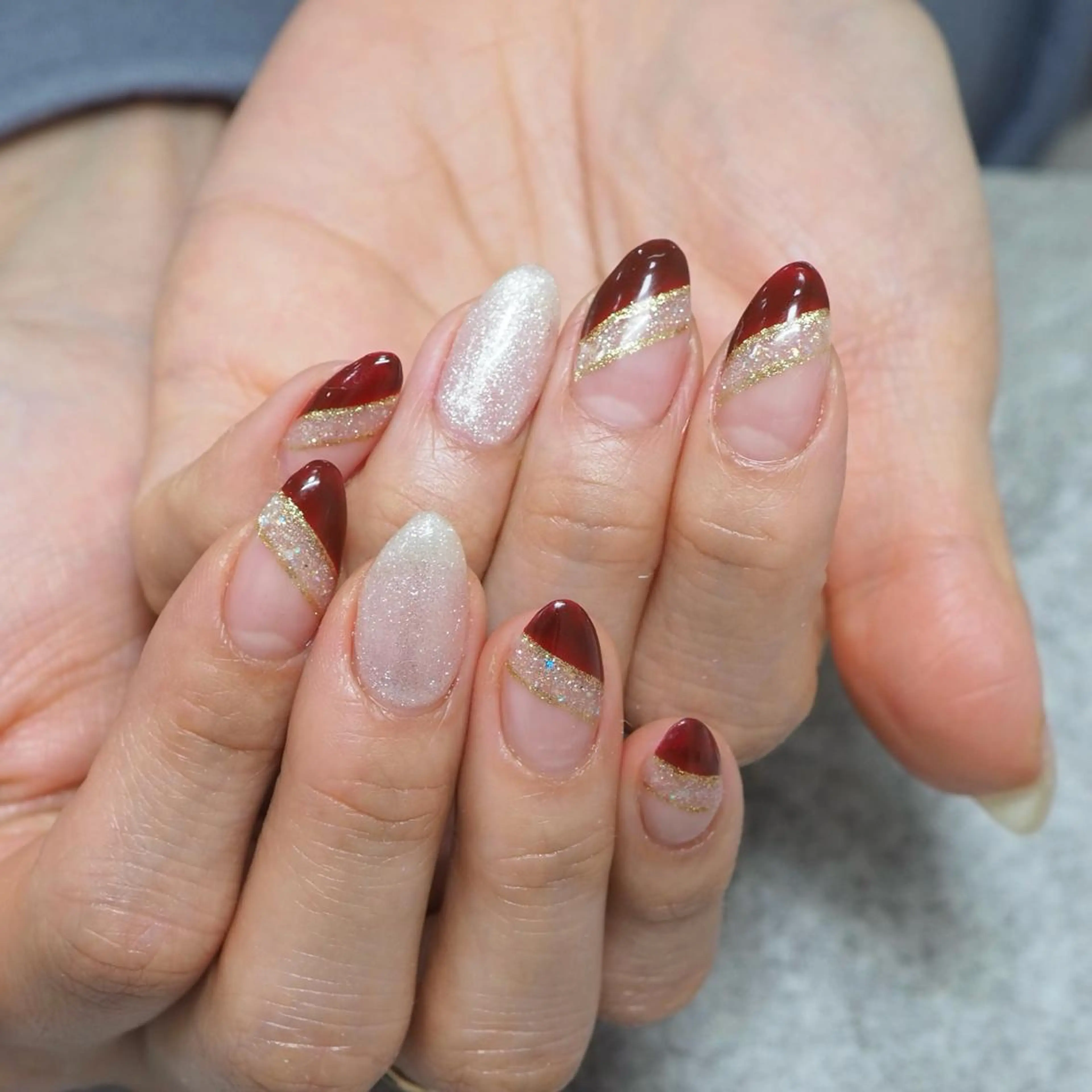ネイル ハンドネイル 新子 沙枝のネイルデザイン