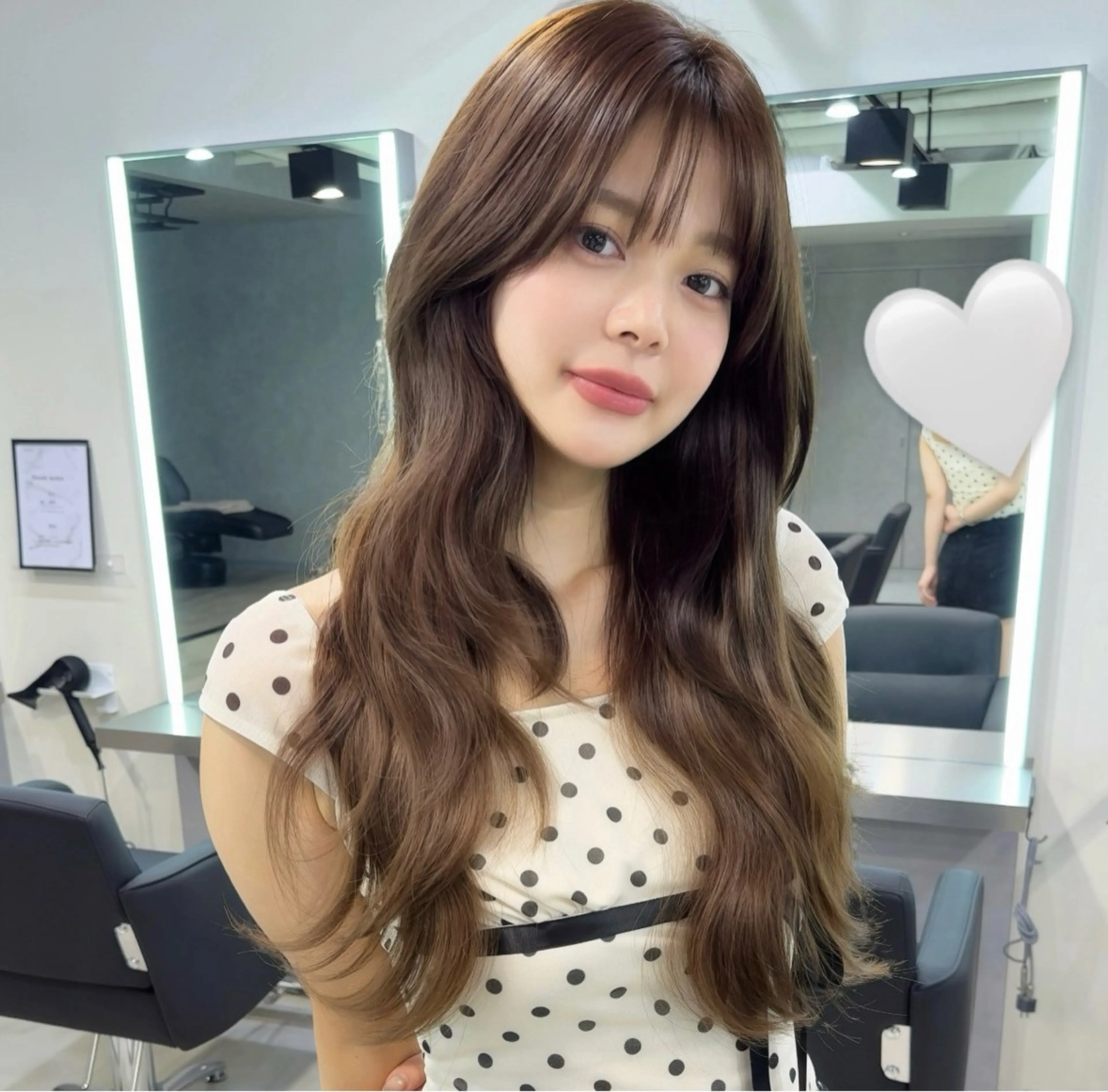 【韓国アイドル羽エクステ‎🤍🪽‪】カット＋カラー＋羽エクステ60本＋クイックトリートメントの写真