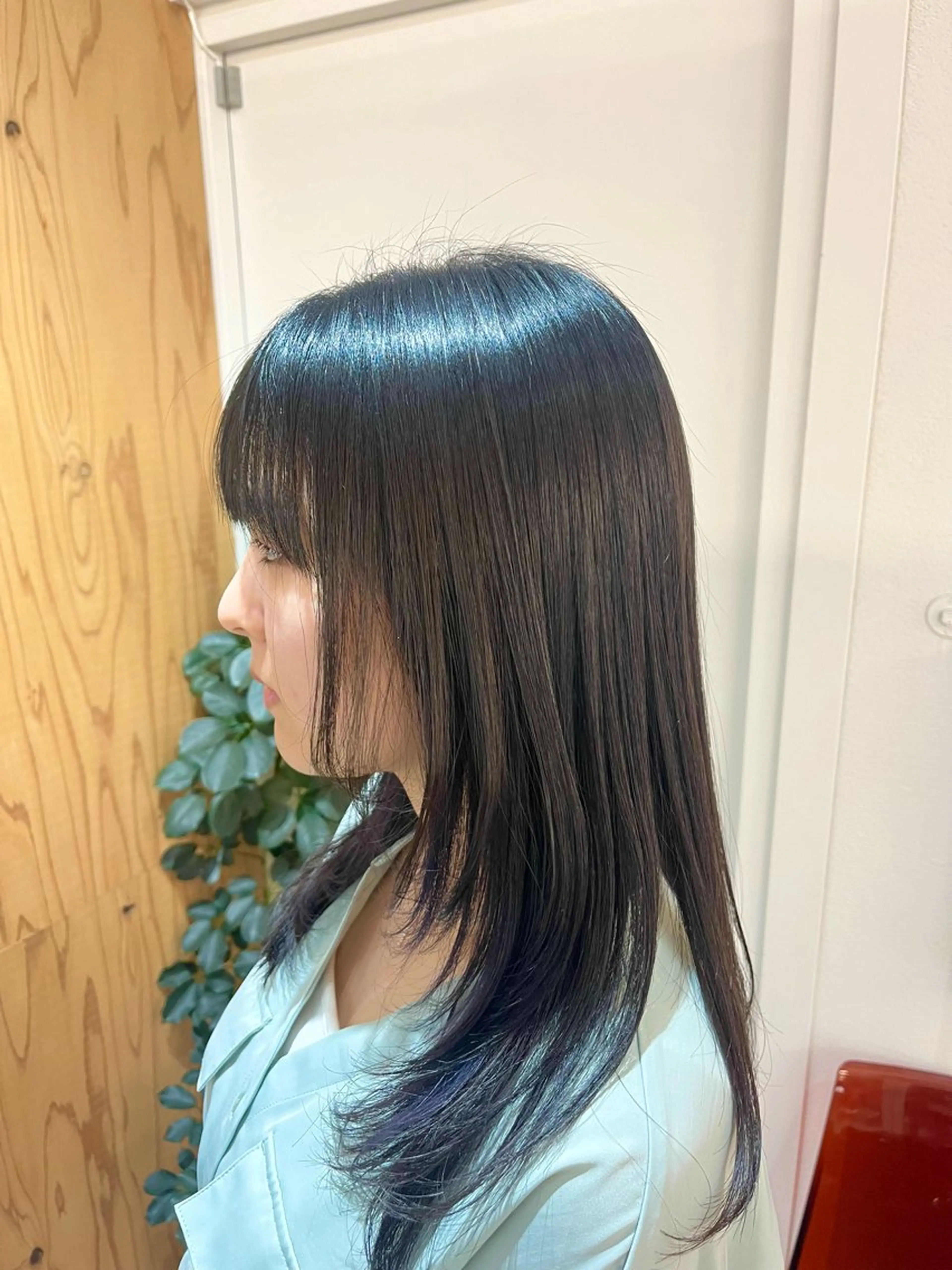 ロング レイヤーカット カット ヘアカラー sem所属・韓国風🚪似合わせ/ 髪質改善🤍ariのヘアスタイル