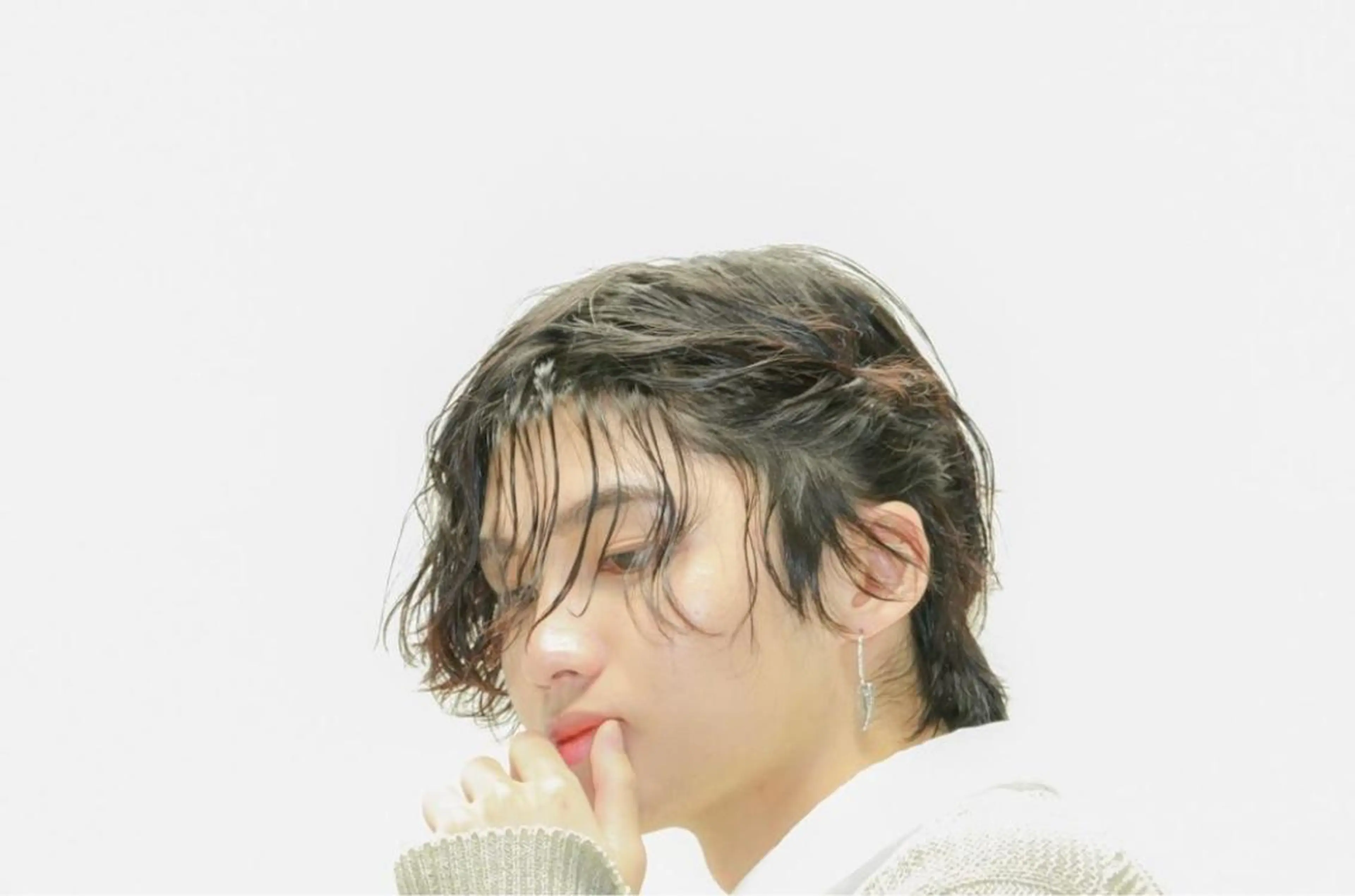 ショート カラー パーマ ヘアアレンジ メンズ ケアブリーチ/ ハイトーン/牧野のヘアスタイル