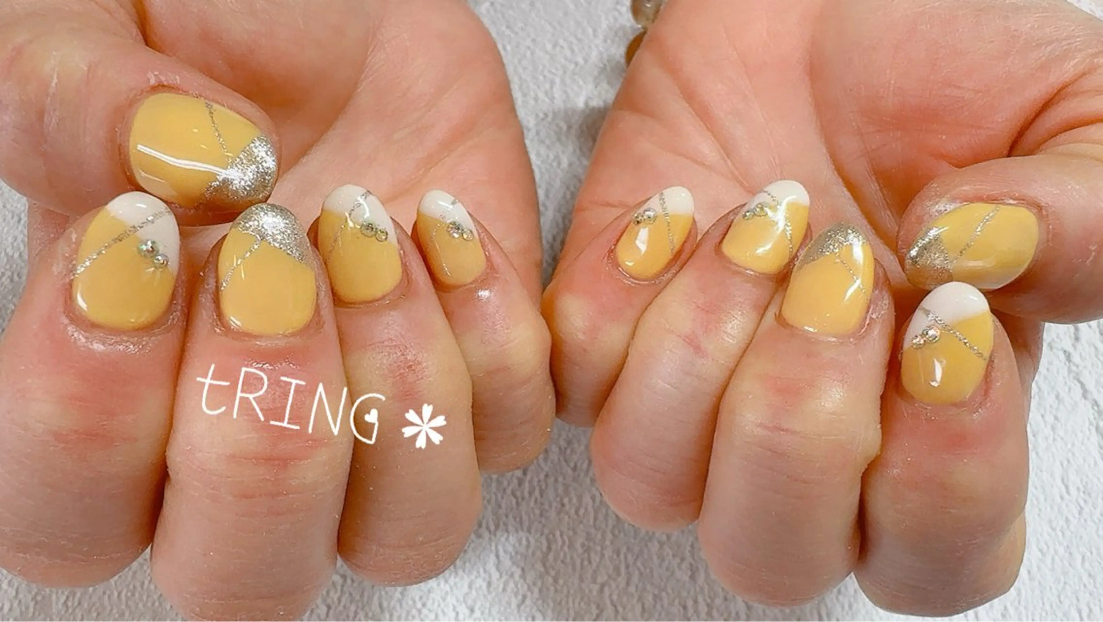 ネイル ハンドネイル tRING＊ しいの木台のネイルデザイン