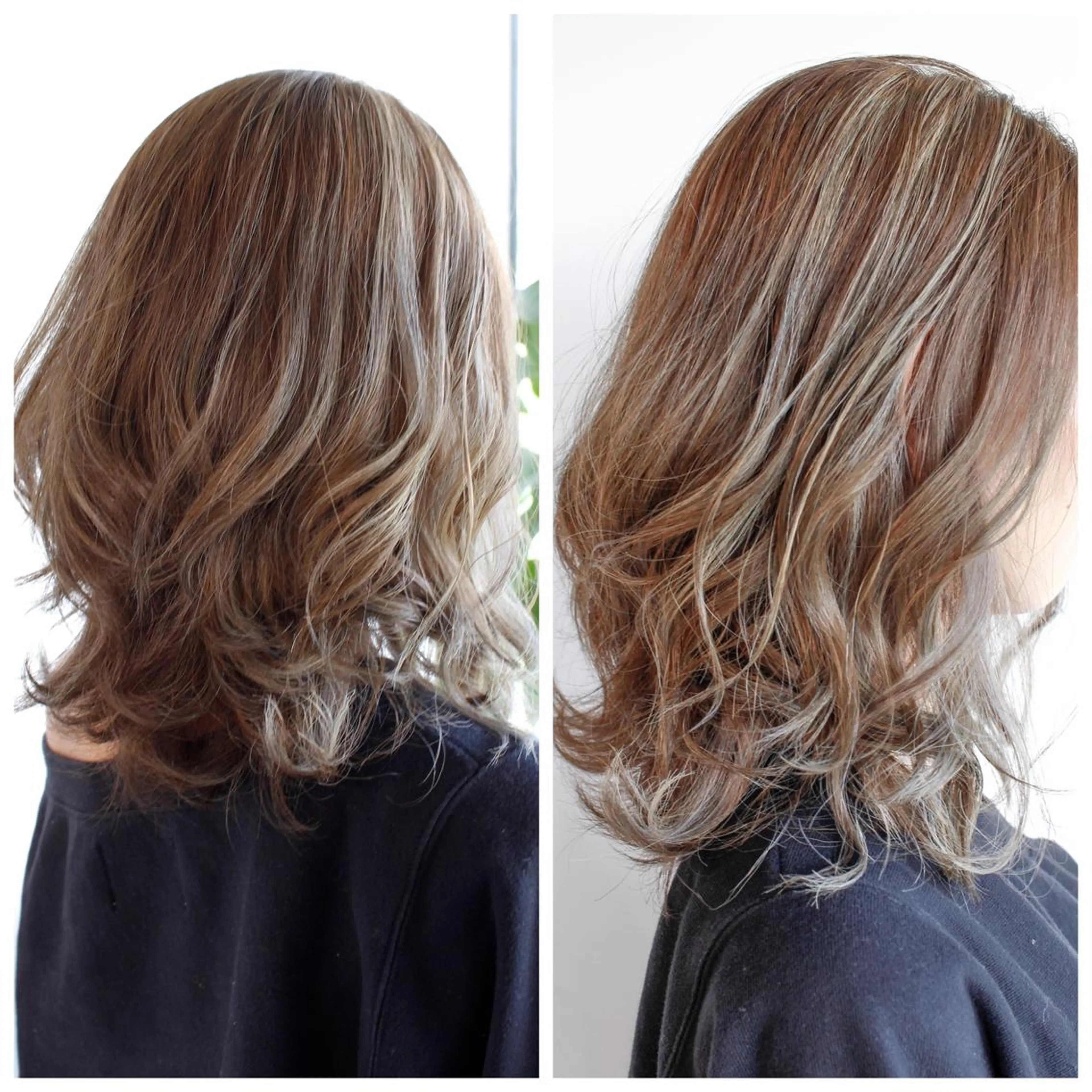 セミロング カラー ベージュカラー 透明感カラー ハイライトカラー イルミナカラー ハイライト カット ヘアカラー トリートメント BOB🌟ハイトーン /ブリーチ/TAKUのヘアスタイル