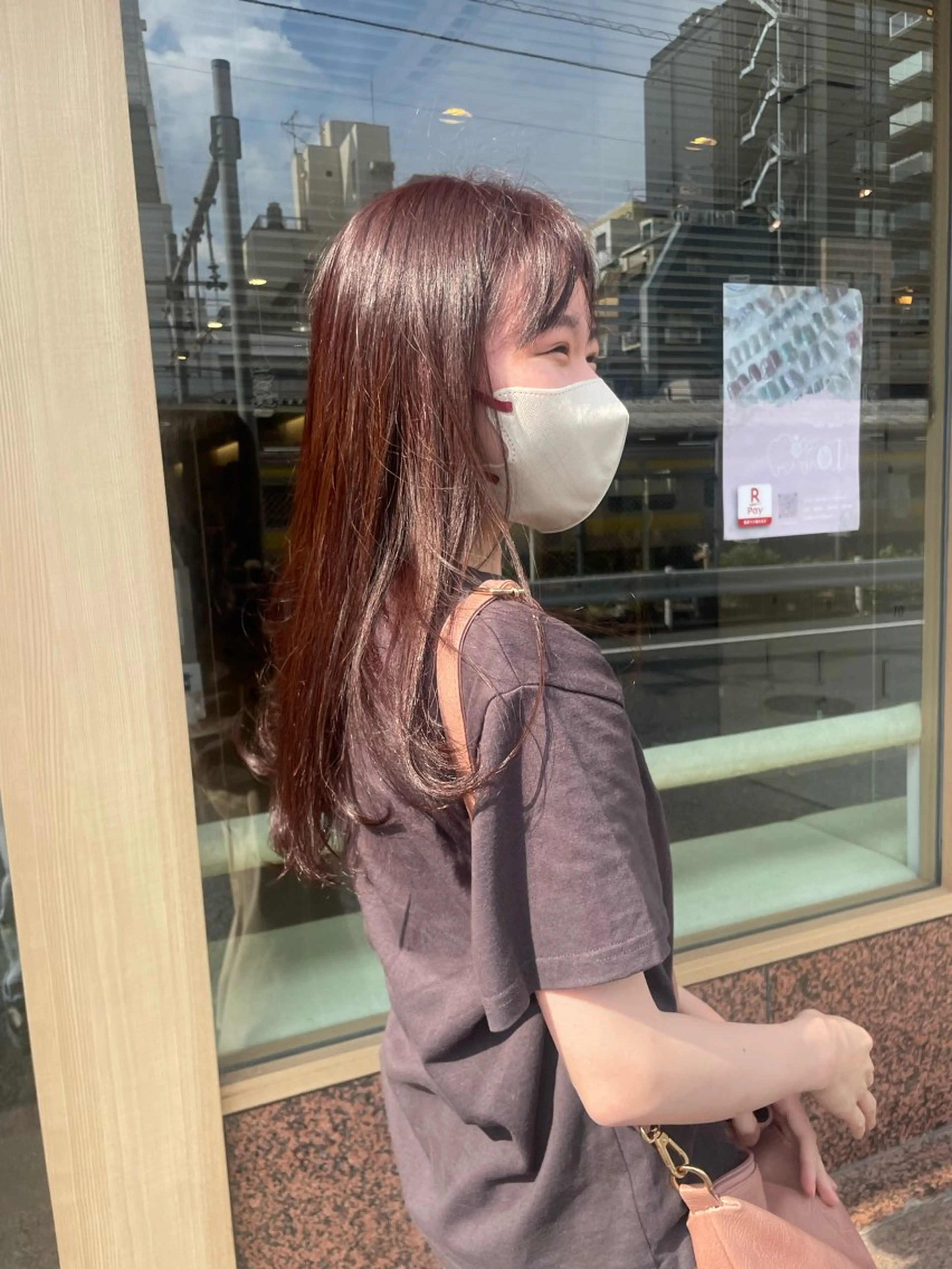 ロング カラー ブラウンカラー ピンクカラー 髪質改善/Bloss om🌷高橋沙衣のヘアスタイル