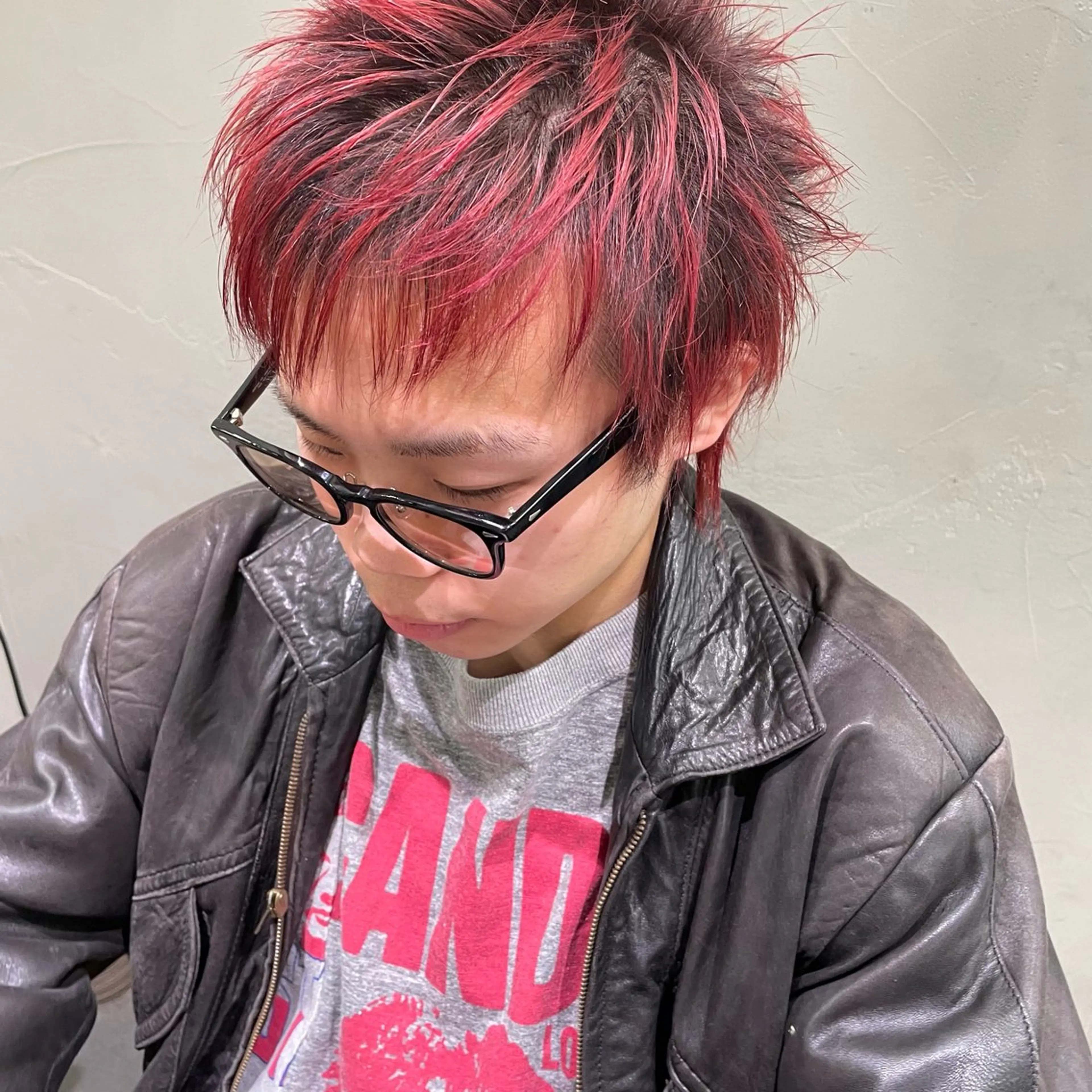 ショート カラー メンズ ヘアカラー RorriM natsuのヘアスタイル