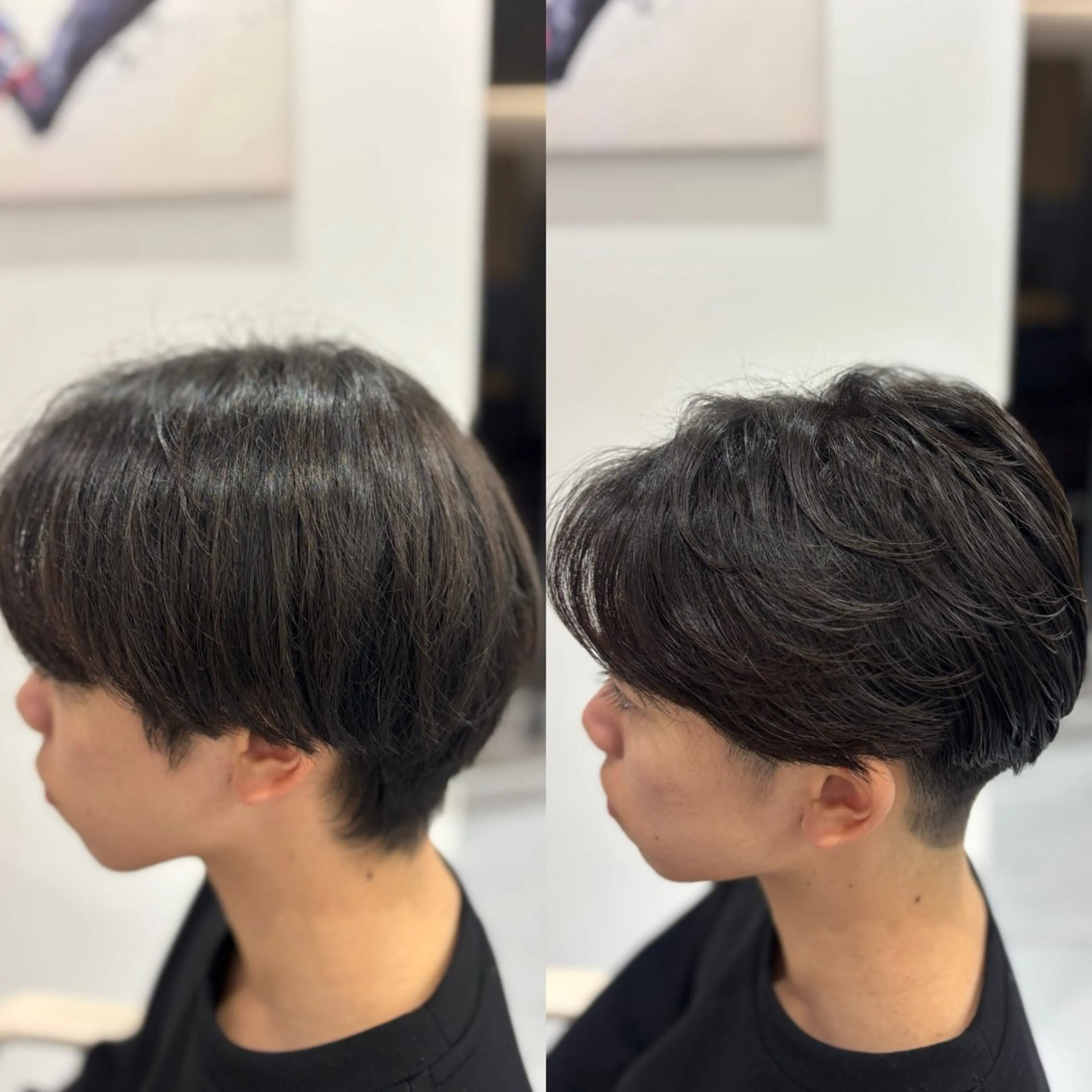 ショート パーマ カット パーマ メンズ特化韓国風 パーマスタイル/りんのヘアスタイル