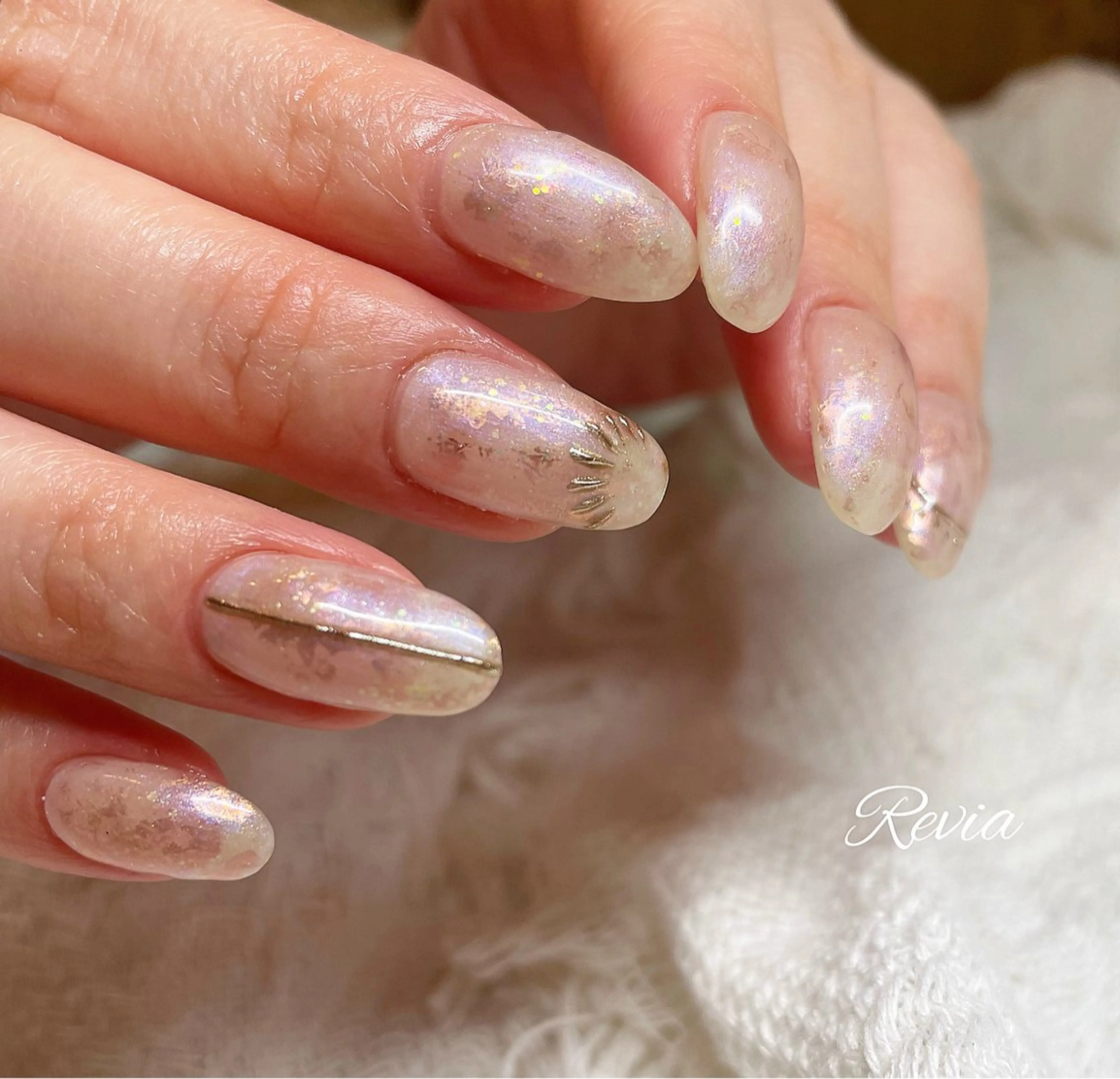 ネイル ハンドネイル revia所属・ERI Nailistのネイルデザイン